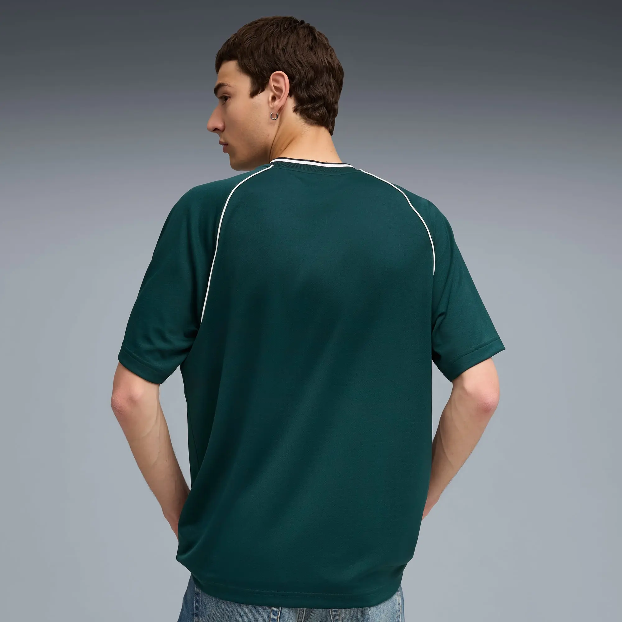 PUMA Essentials Football Jersey Men, Green Terrain, size 3XL