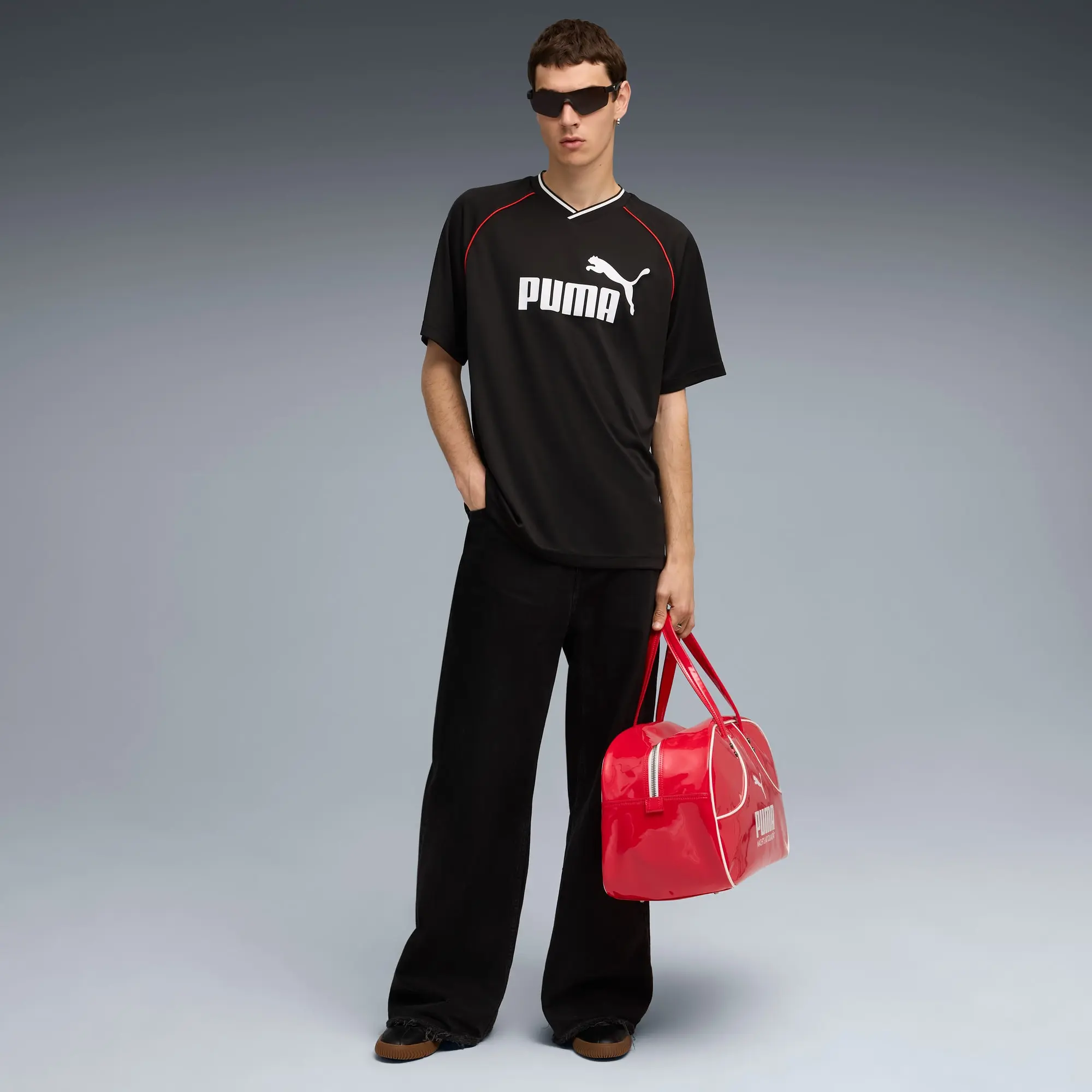 PUMA Essentials Football Jersey Men, Black, size 3XL