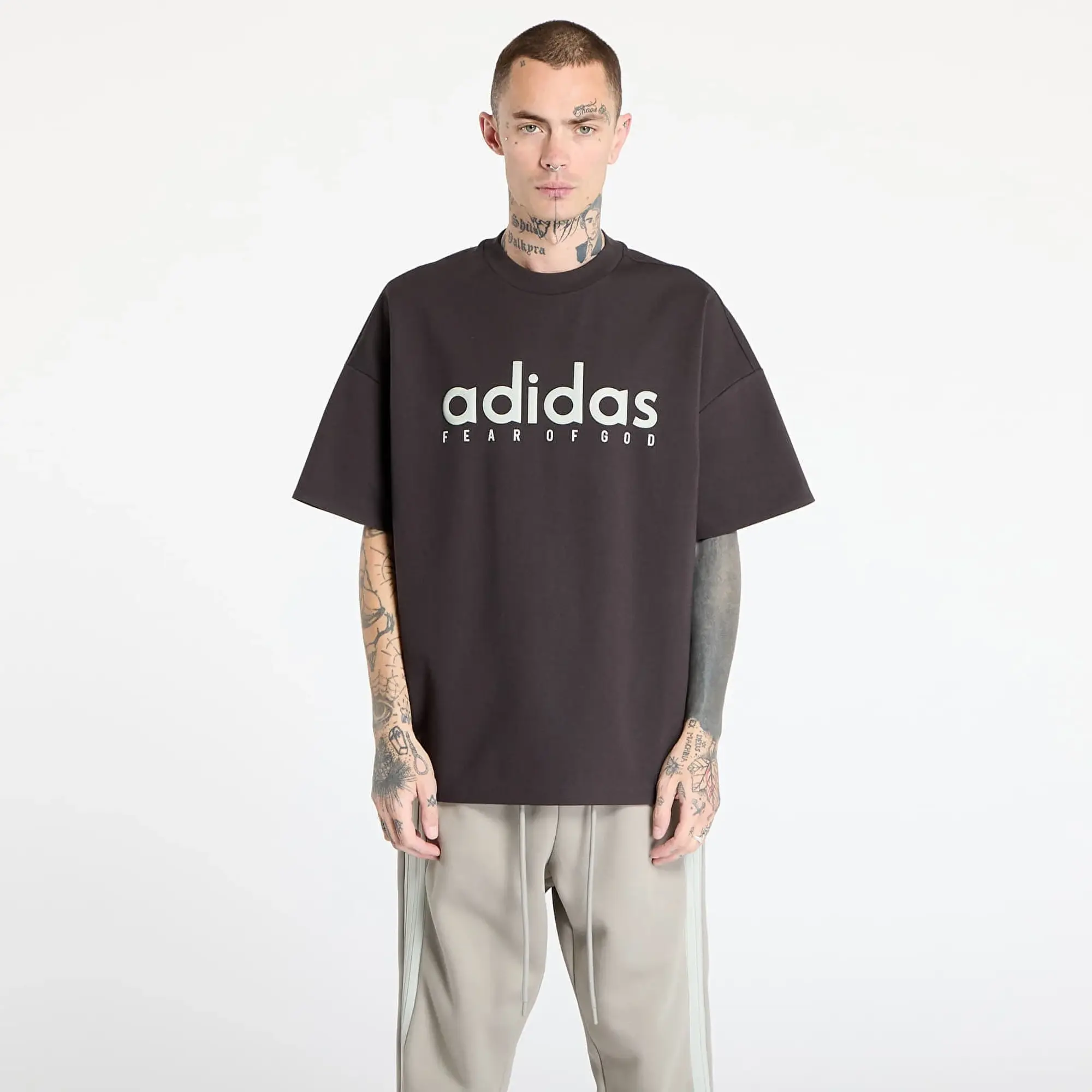 T-Shirt Adidas X Fear Of God Athletics Quickdry Tee Night Brown S