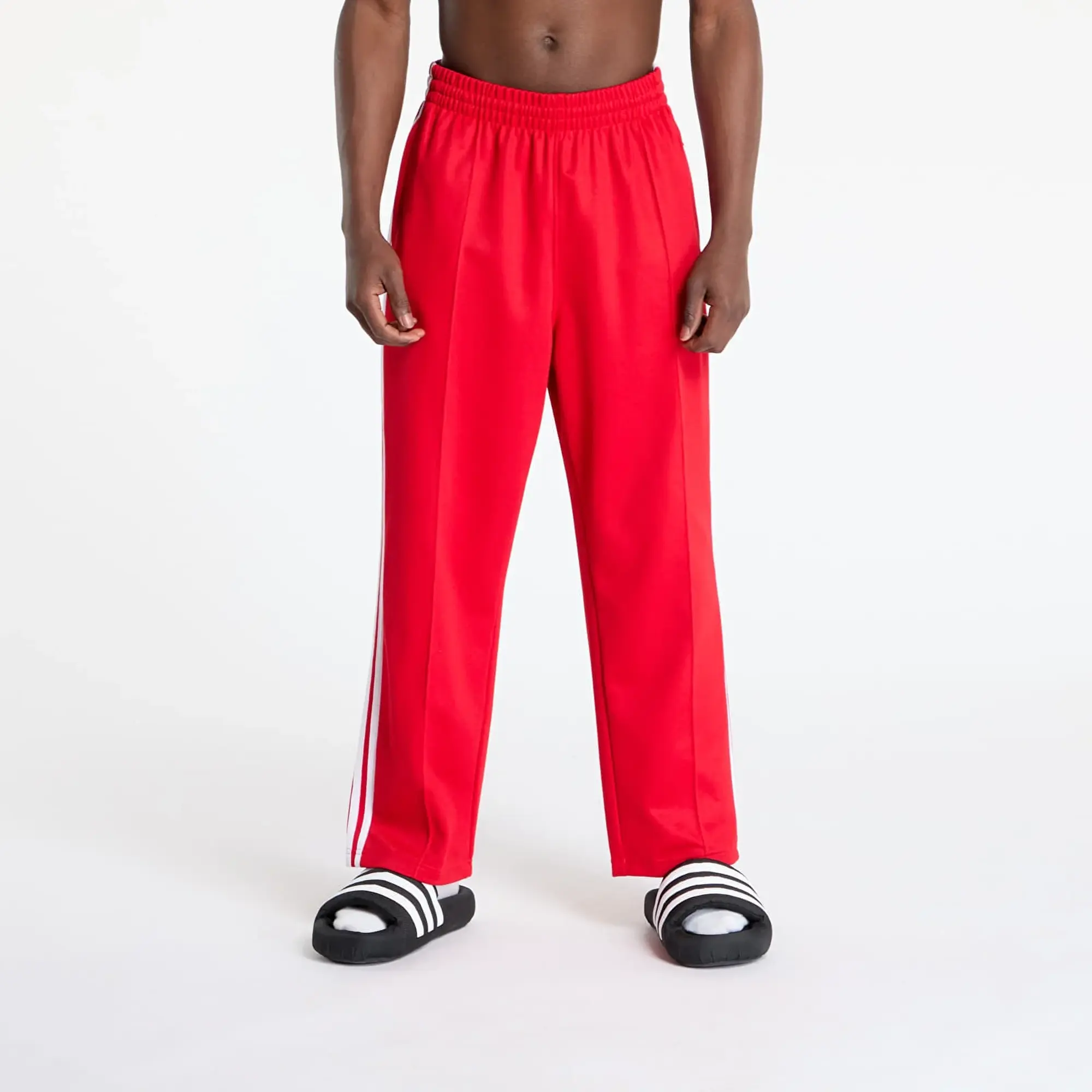 Pants Adidas Adicolor Baggy Fit Firebird Track Pants Better Scarlet/ Medium Grey Heather S