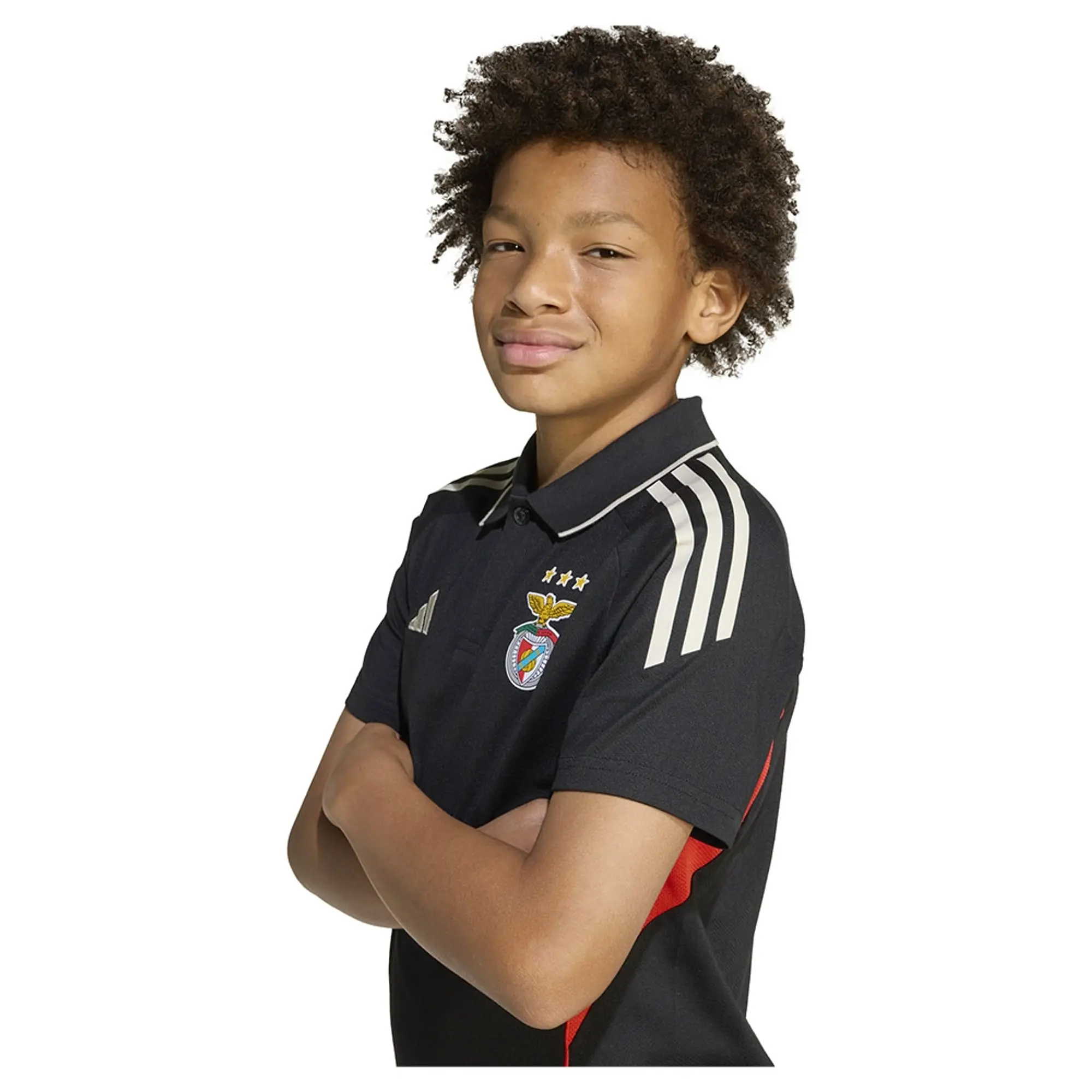 Adidas Benfica Tiro 25 Competition Short Sleeve Polo