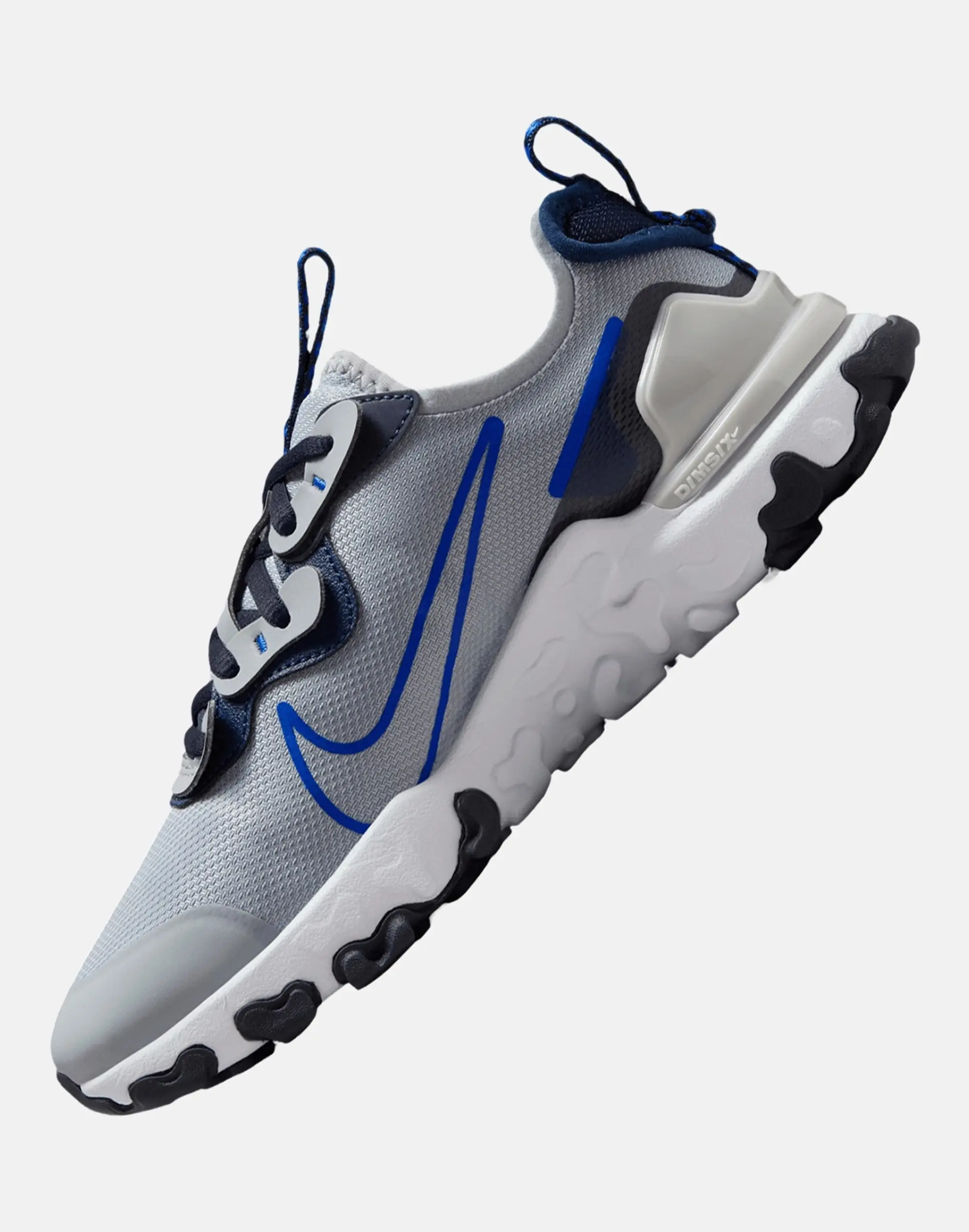 Nike Older Kids React Vision Trainers in Grey/White 