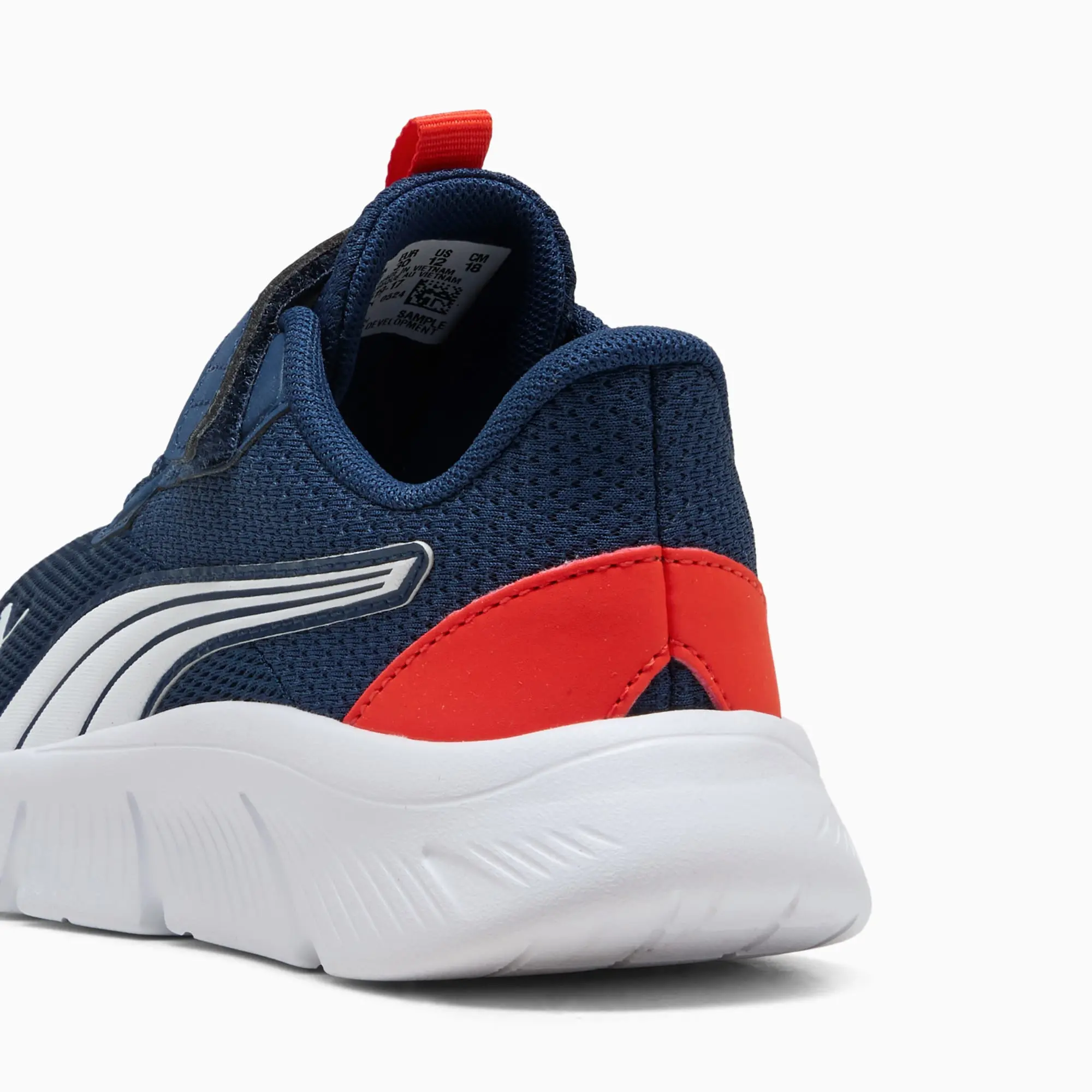PUMA Flexfocus Modern Running Shoes Kids, Persian Blue/Fierce Red/White, size 1