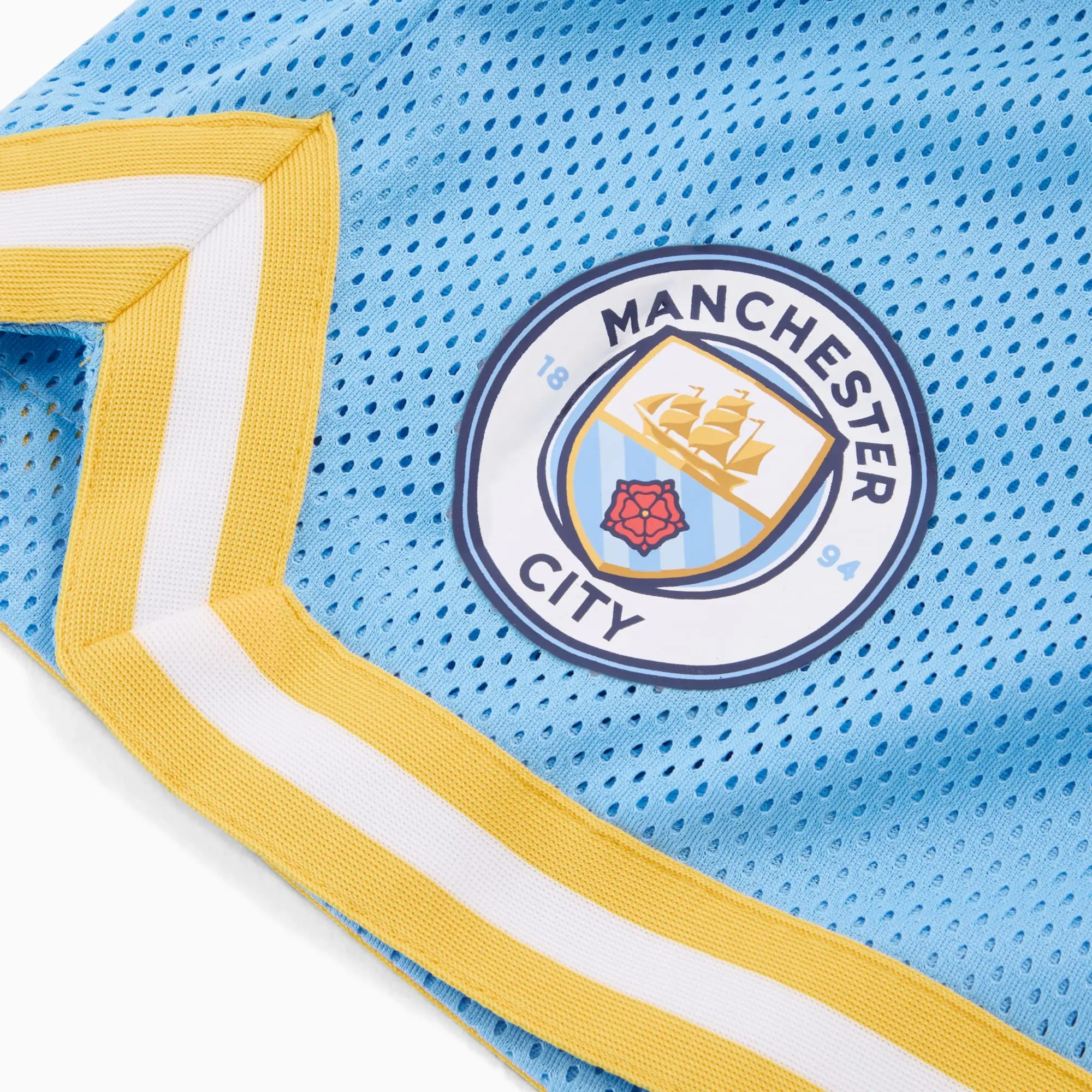 PUMA Hoops x Manchester City Basketball Shorts Men, Light Blue, size 3XL