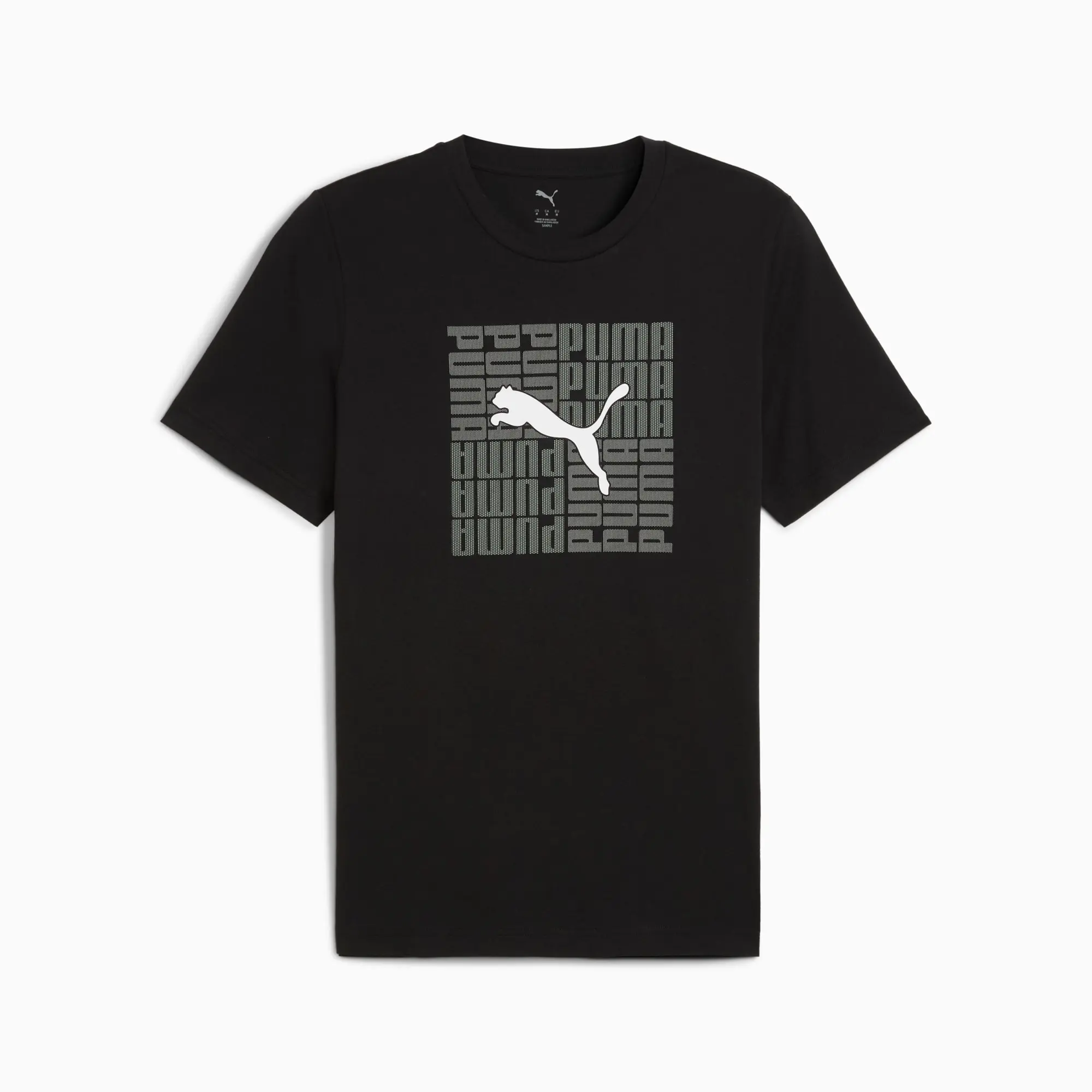PUMA Graphic Box T-Shirt Men, Black, size Large
