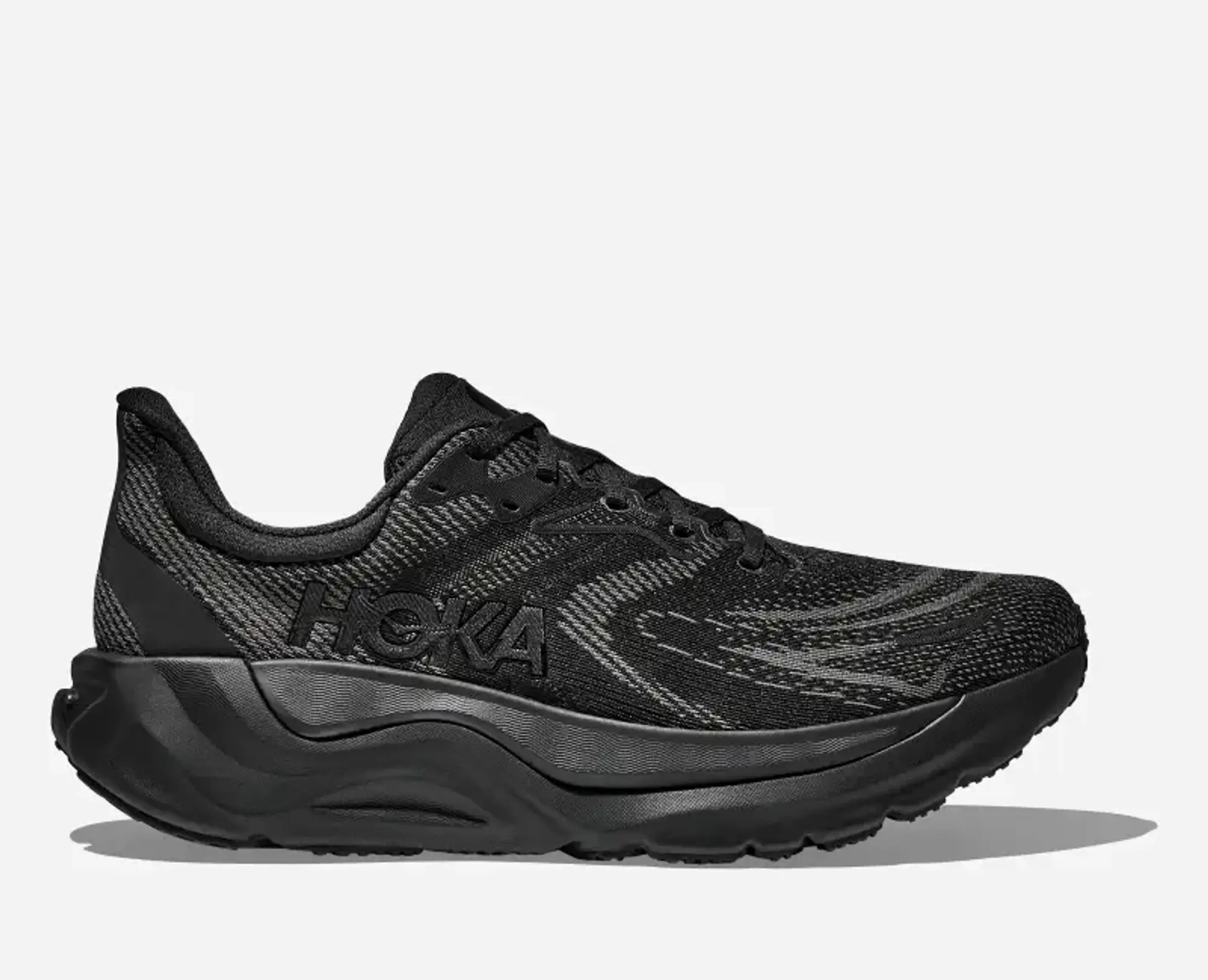 Hoka Men's Arahi 8 Road Running Shoes In Black