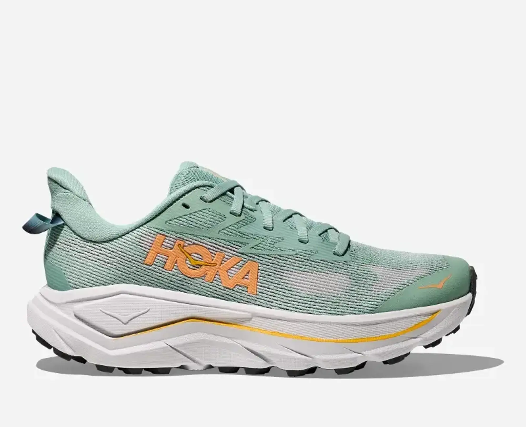 Hoka Women's Challenger 8 Road Running Shoes In Jade/Cosmic Grey