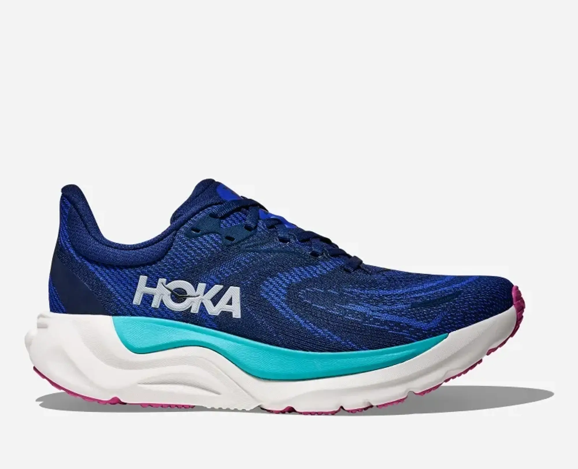 Hoka Women's Arahi 8 Road Running Shoes In Midnight Blue/Ultramarine