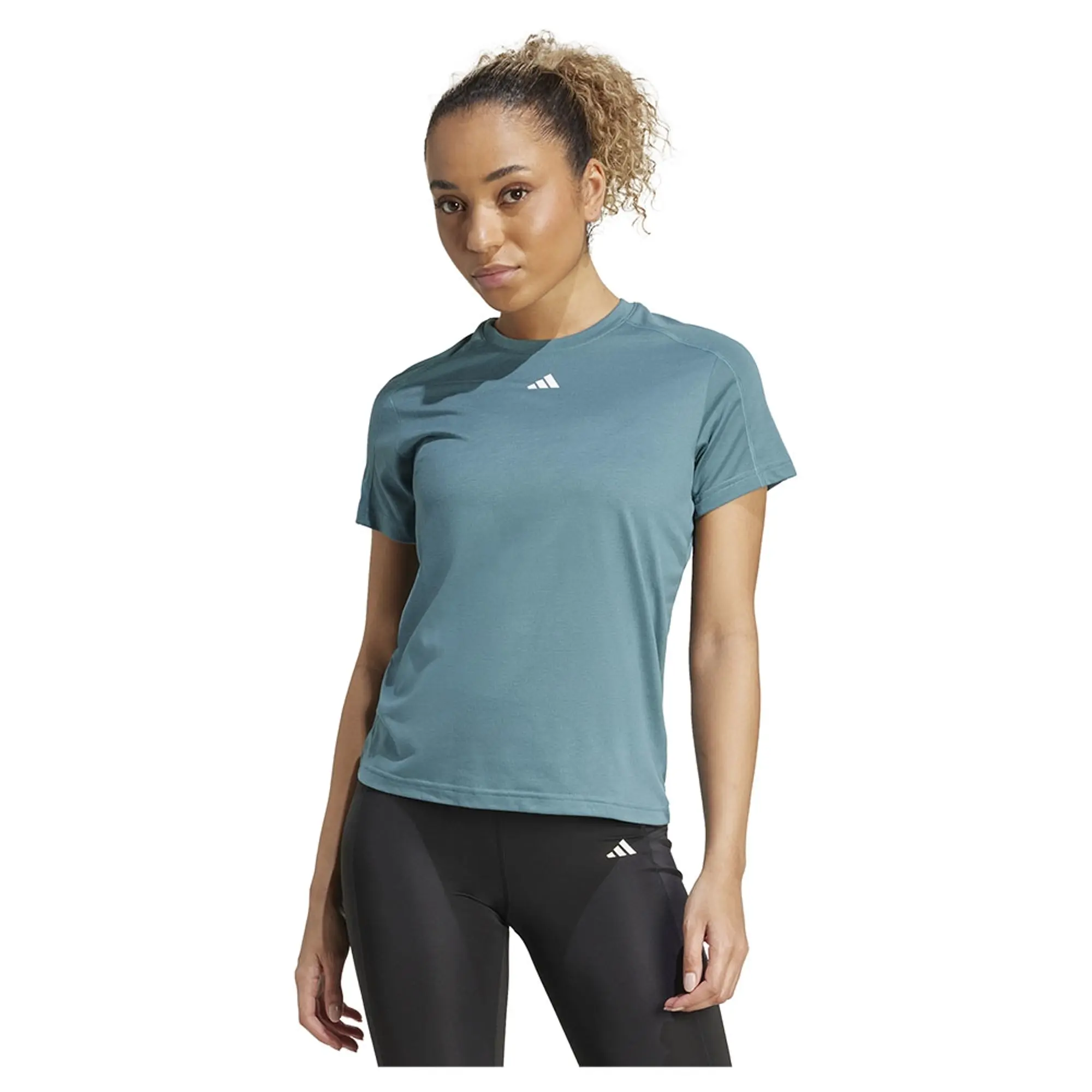 Adidas Aeroready Train Essentials Minimal Branding Crewneck Short Sleeve T-shirt