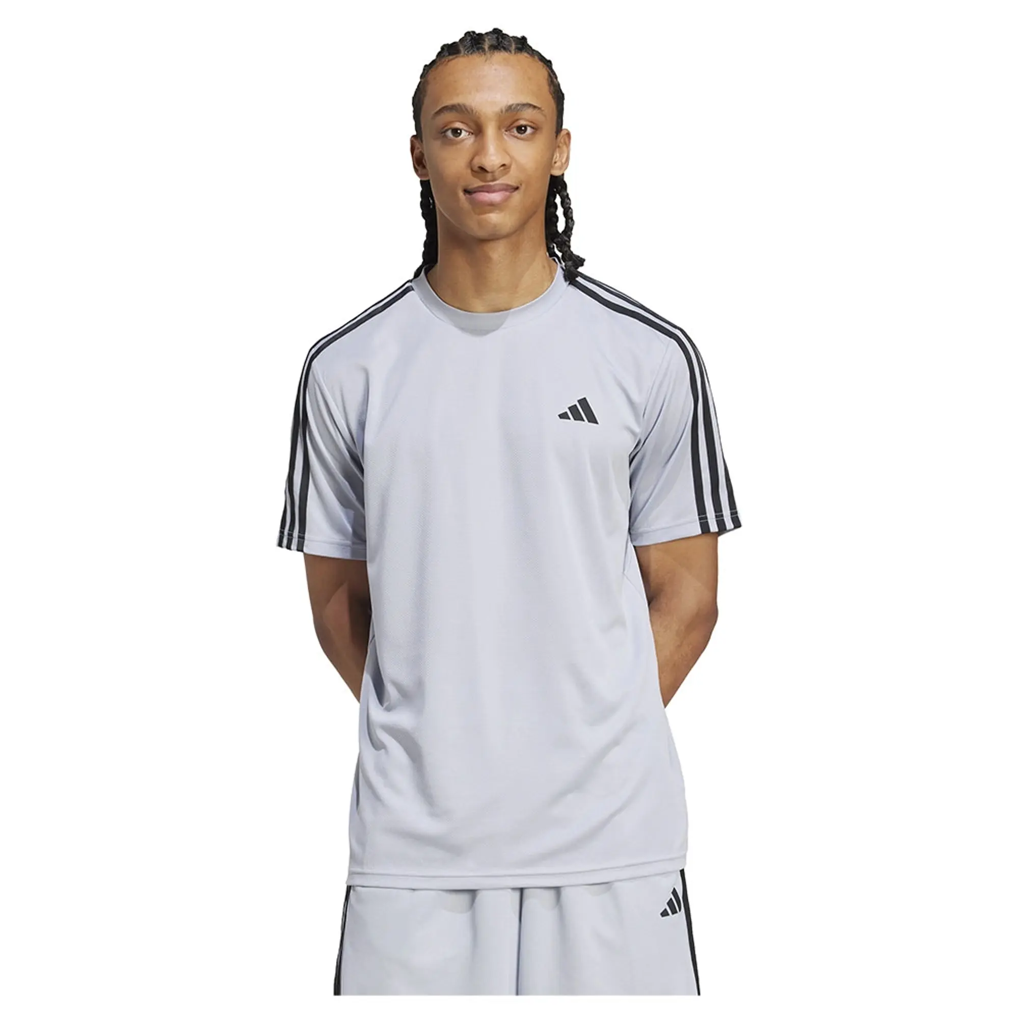Adidas Train Essentials 3 Stripes Training Short Sleeve T-shirt