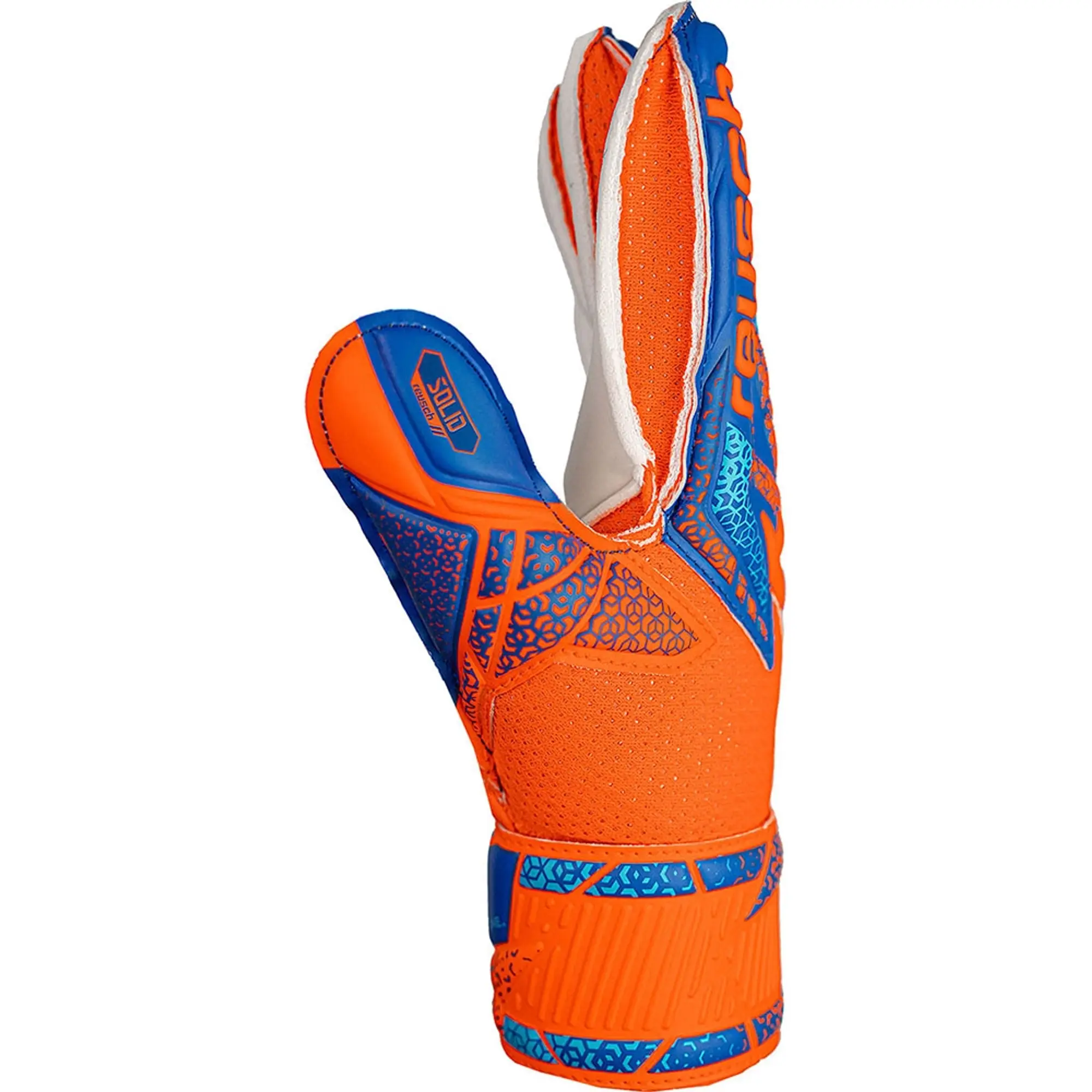 Reusch Attrakt Solid Finger Support Junior Goalkeeper Gloves