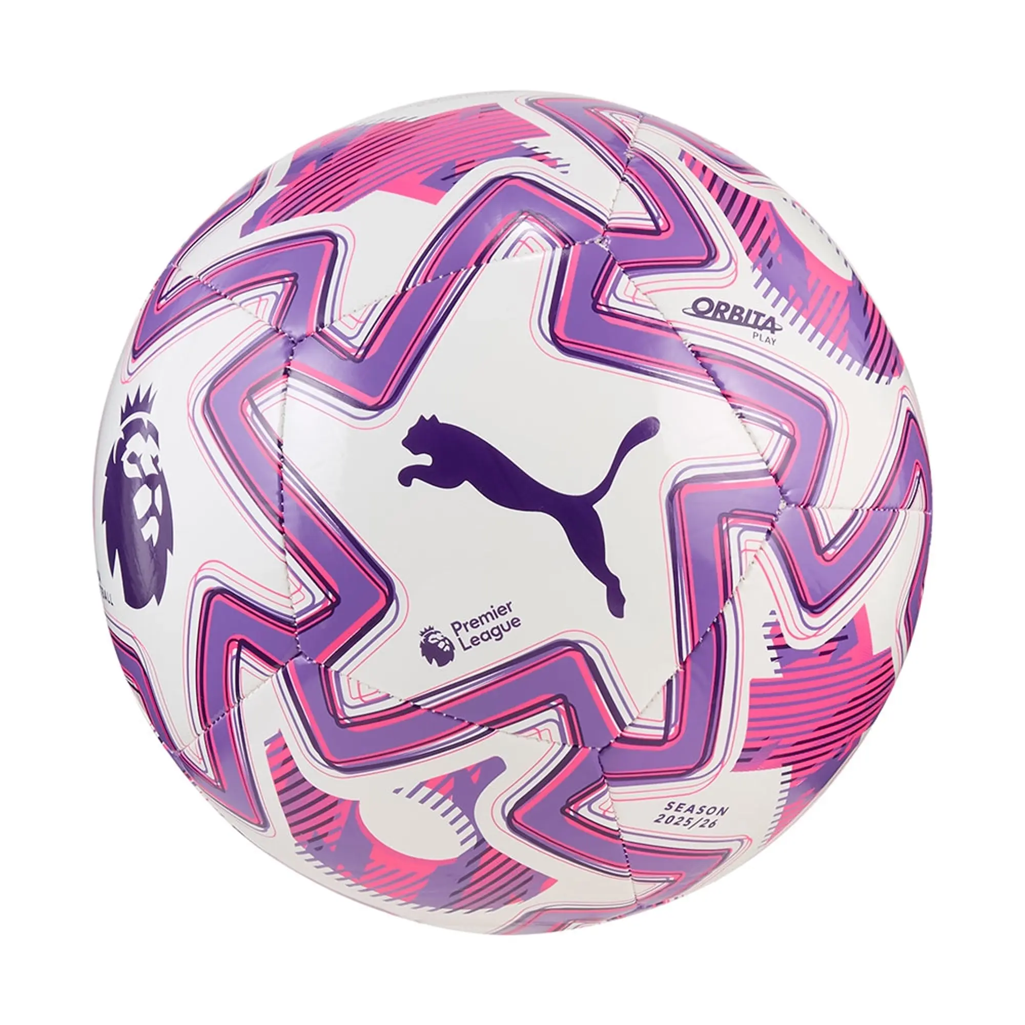 PUMA Orbita Play Premier League Brilliance Football, White/Multicolor