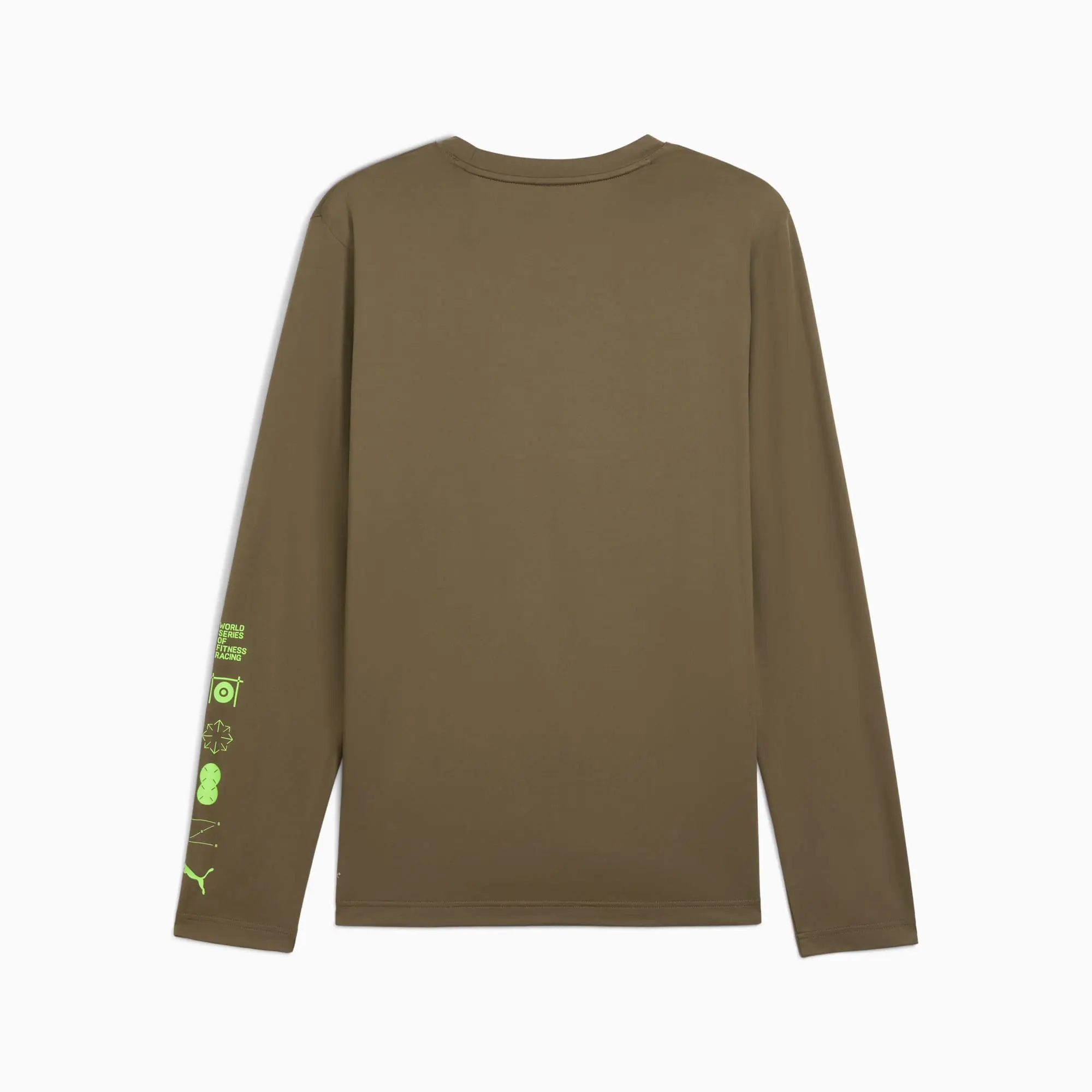 PUMA x HYROX Cloudspun Long-Sleeve T-Shirt Men, Loden Green, size 3XL