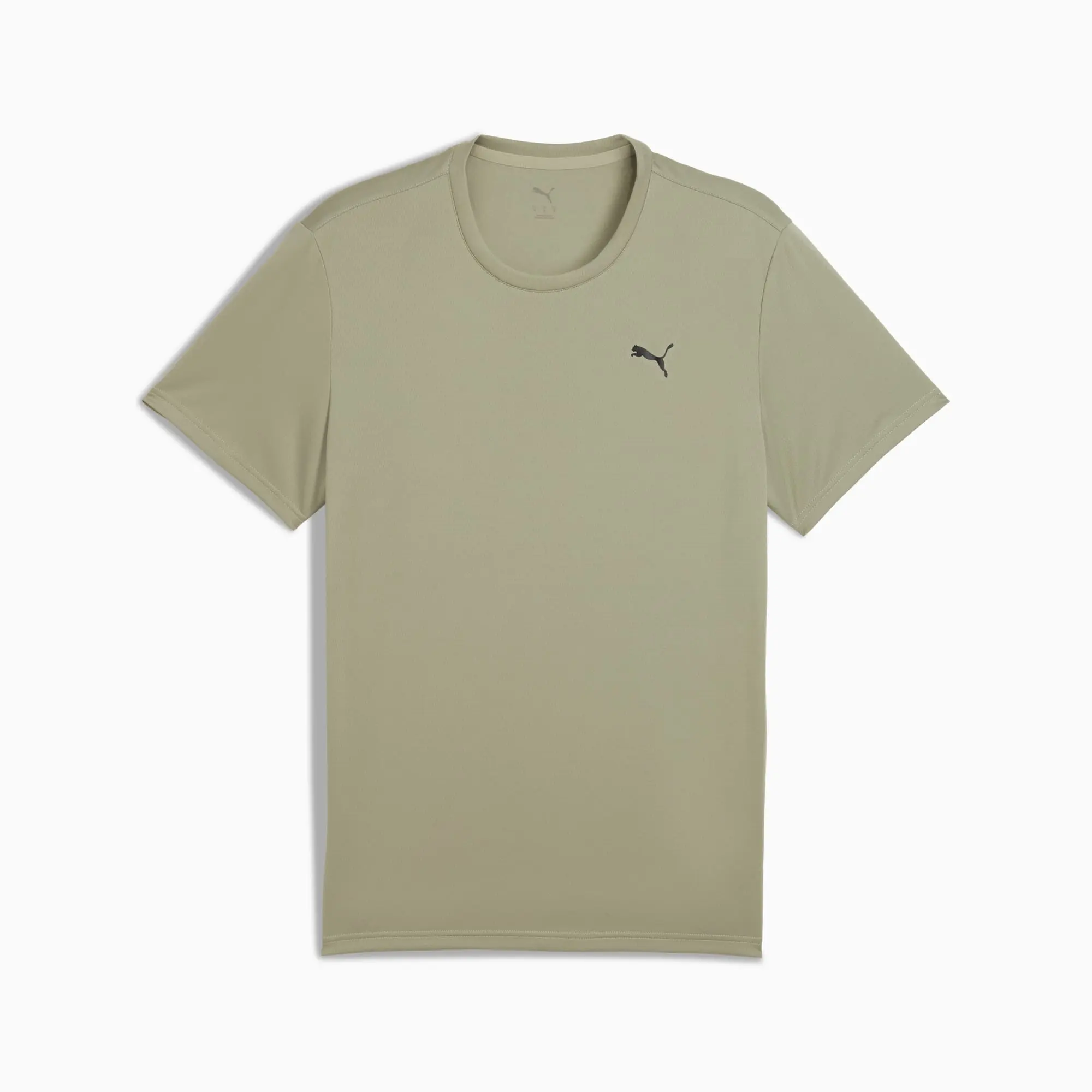 PUMA Train All Day Essentials Poly Texture T-Shirt Men, Lux Army, size 3XL