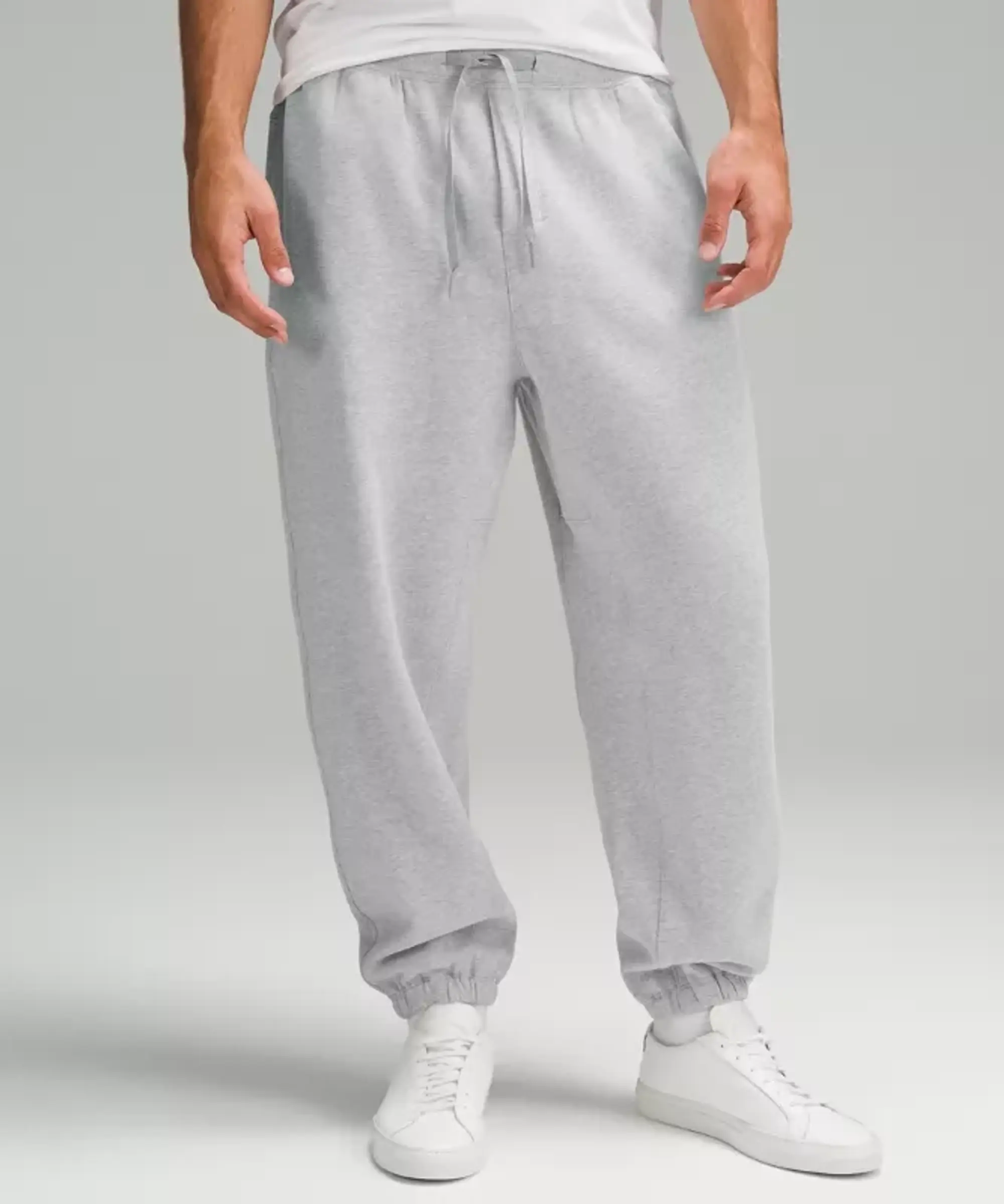 lululemon – Men's Steady State Relaxed-Fit Joggers Regular – Color Silver/Grey – Size M