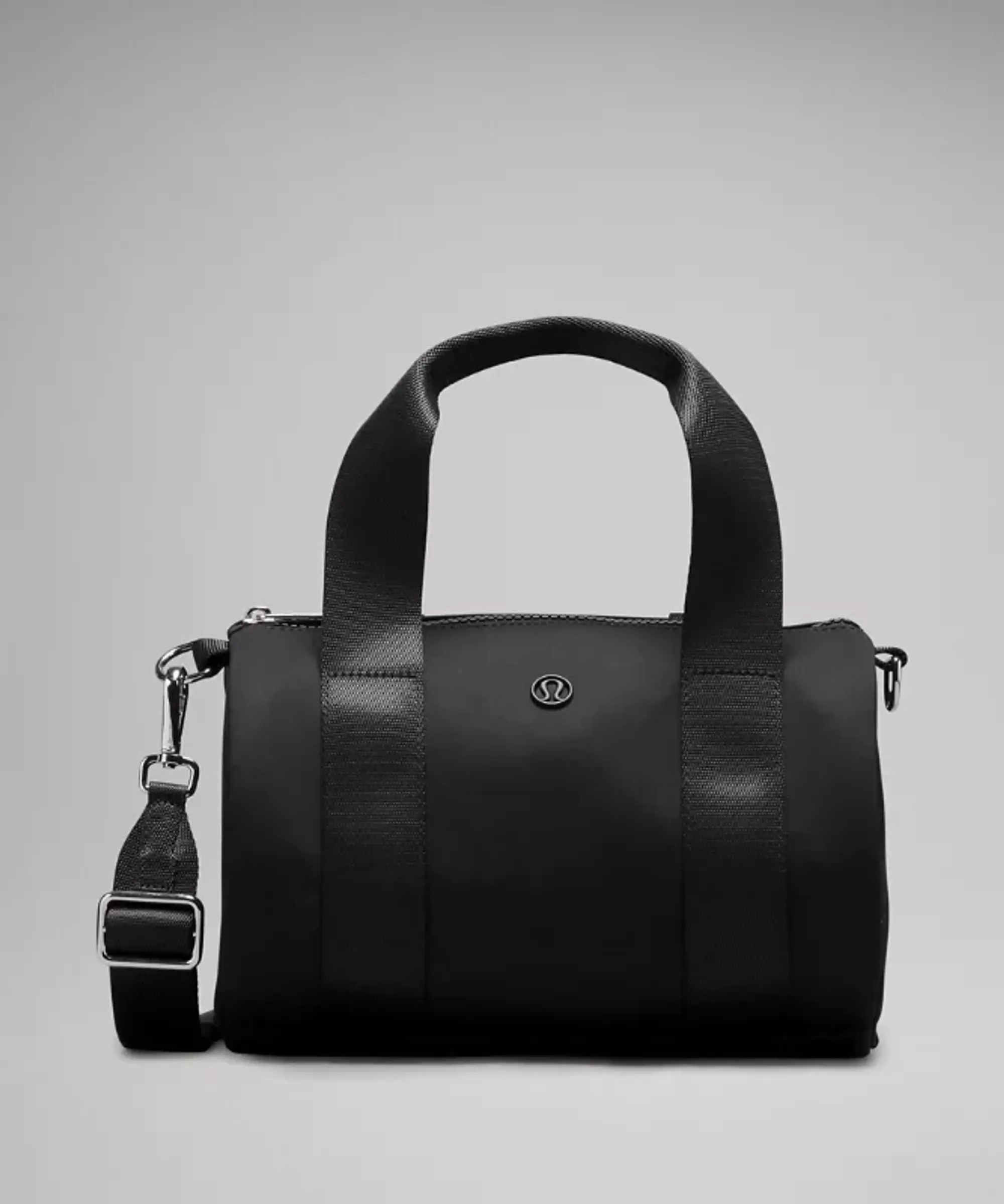 lululemon – Knit Nylon Mini Barrel Duffle Bag 5L – Color Black