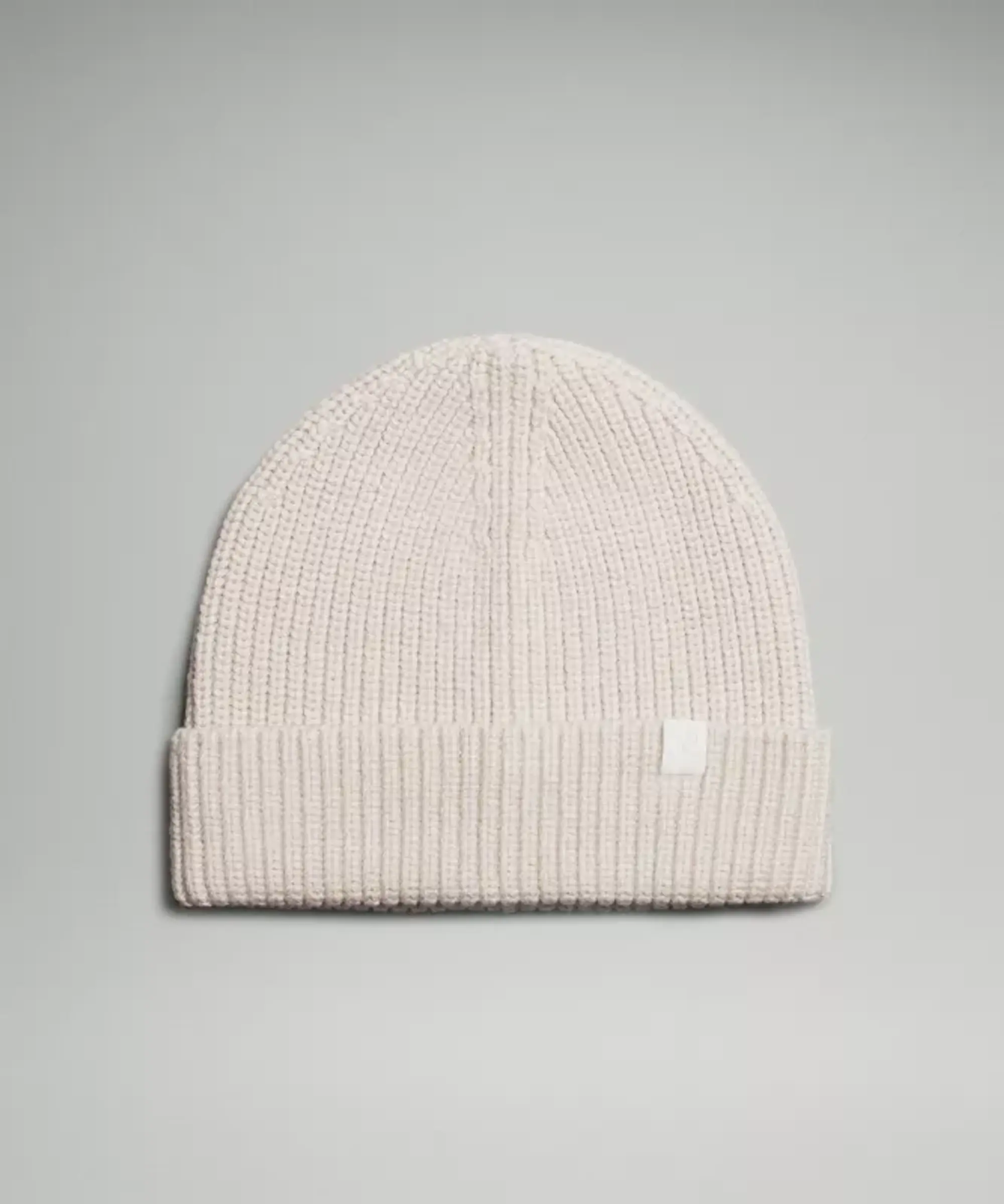 lululemon – Close-Fit Ribbed Knit Beanie Hat – Color White