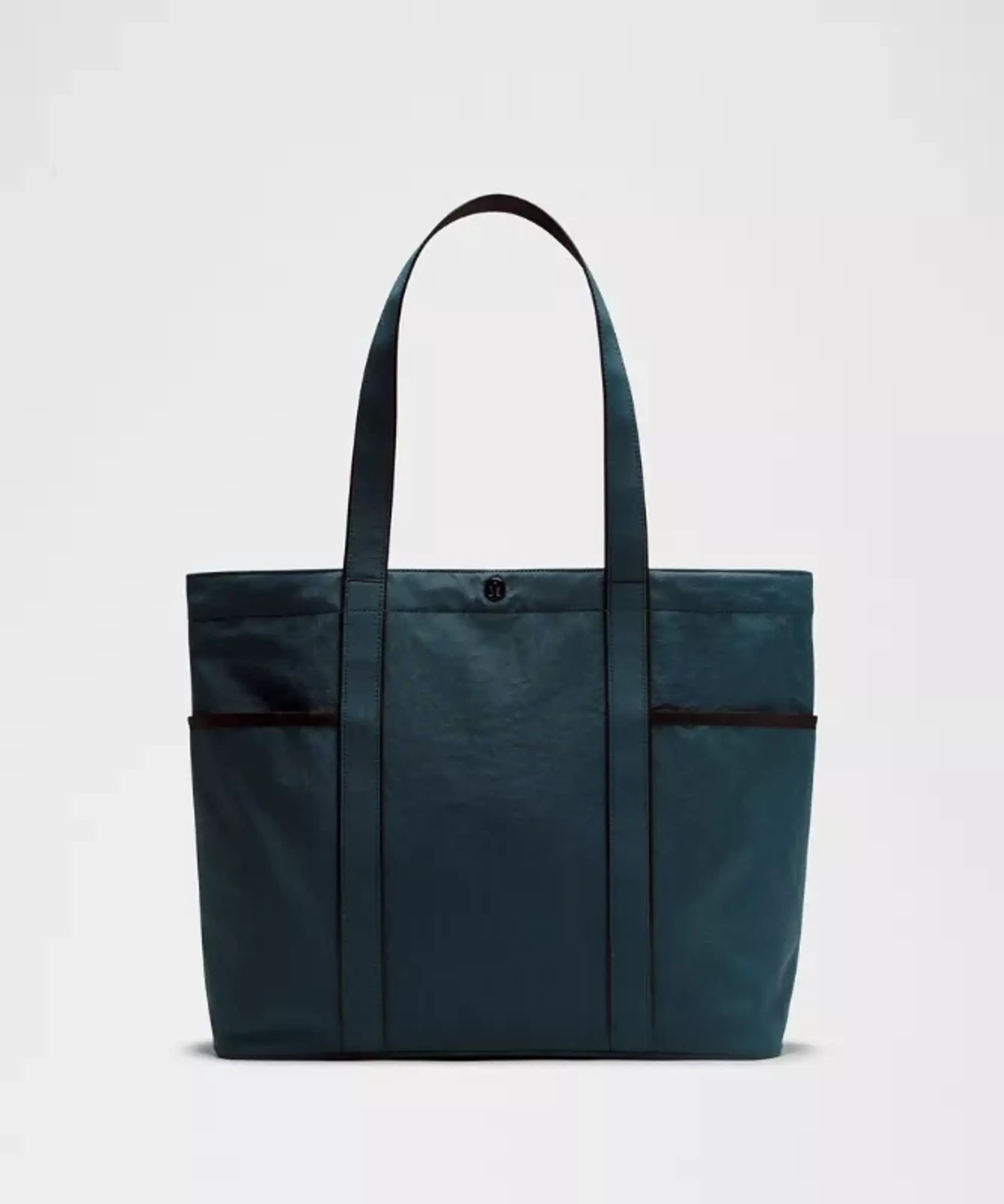 lululemon – Daily Multi-Pocket Tote Bag 20L – Color Black/Blue