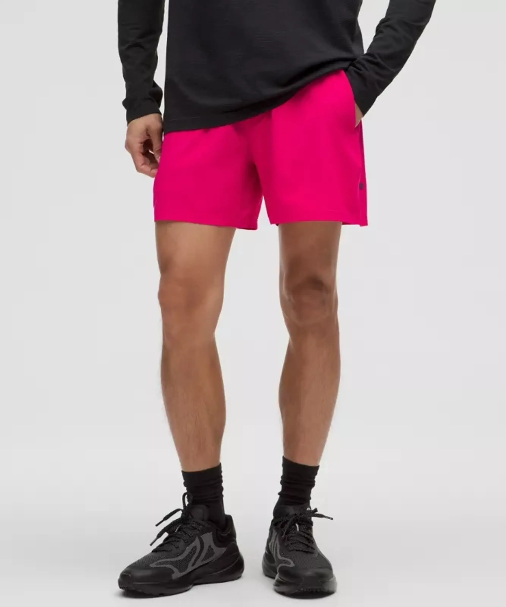 lululemon – Men's Pace Breaker Linerless Shorts – 5" – Color Pink – Size L