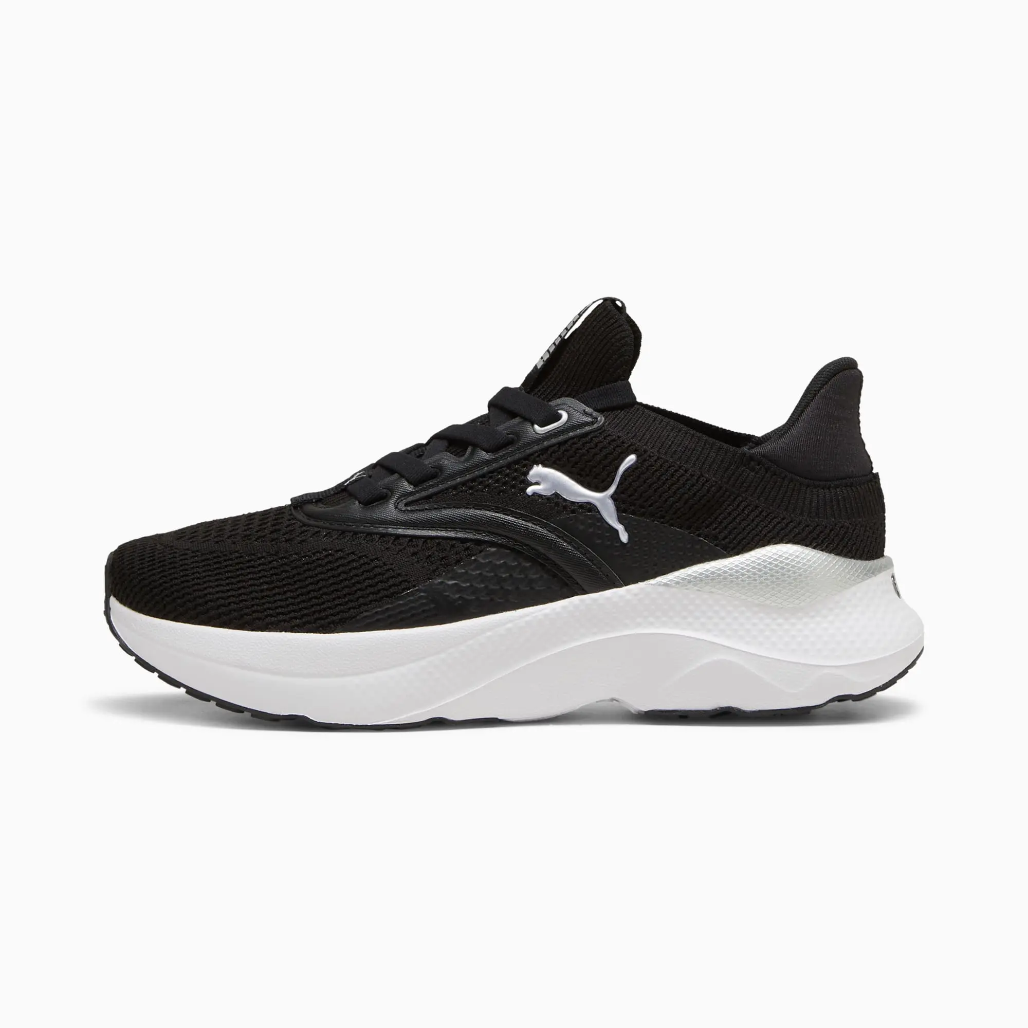 PUMA Softride Mayve Running Shoes Women, Black/White, size 3