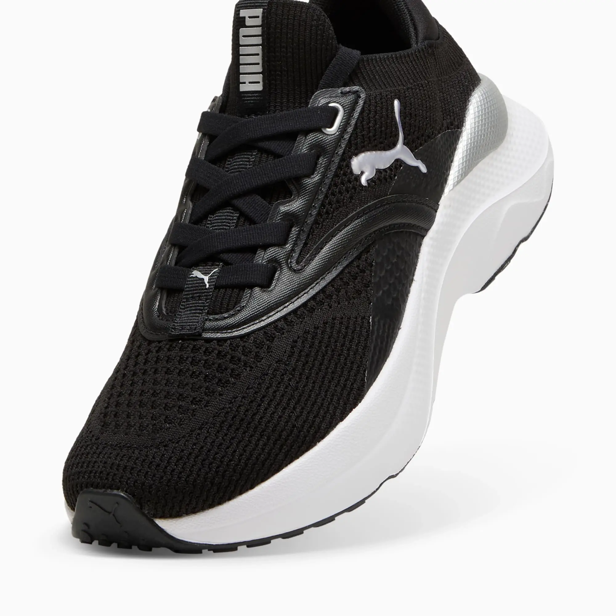 PUMA Softride Mayve Running Shoes Women, Black/White, size 3