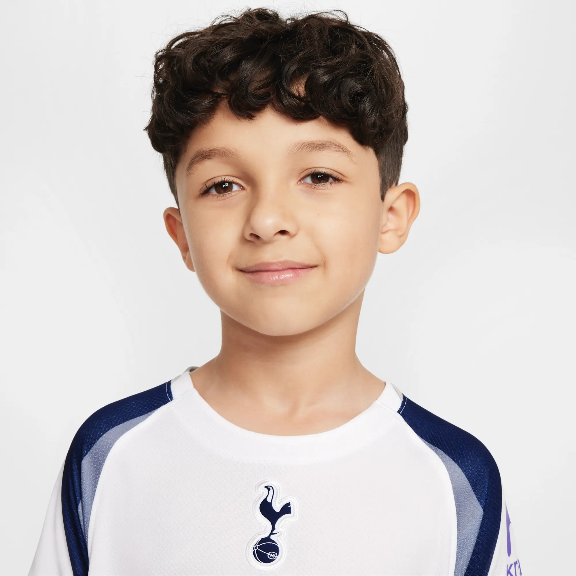 Tottenham Hotspur 2025/26 Stadium Home Little Kids' Nike Soccer Replica 3-Piece Kit - White - Recycled Polyester