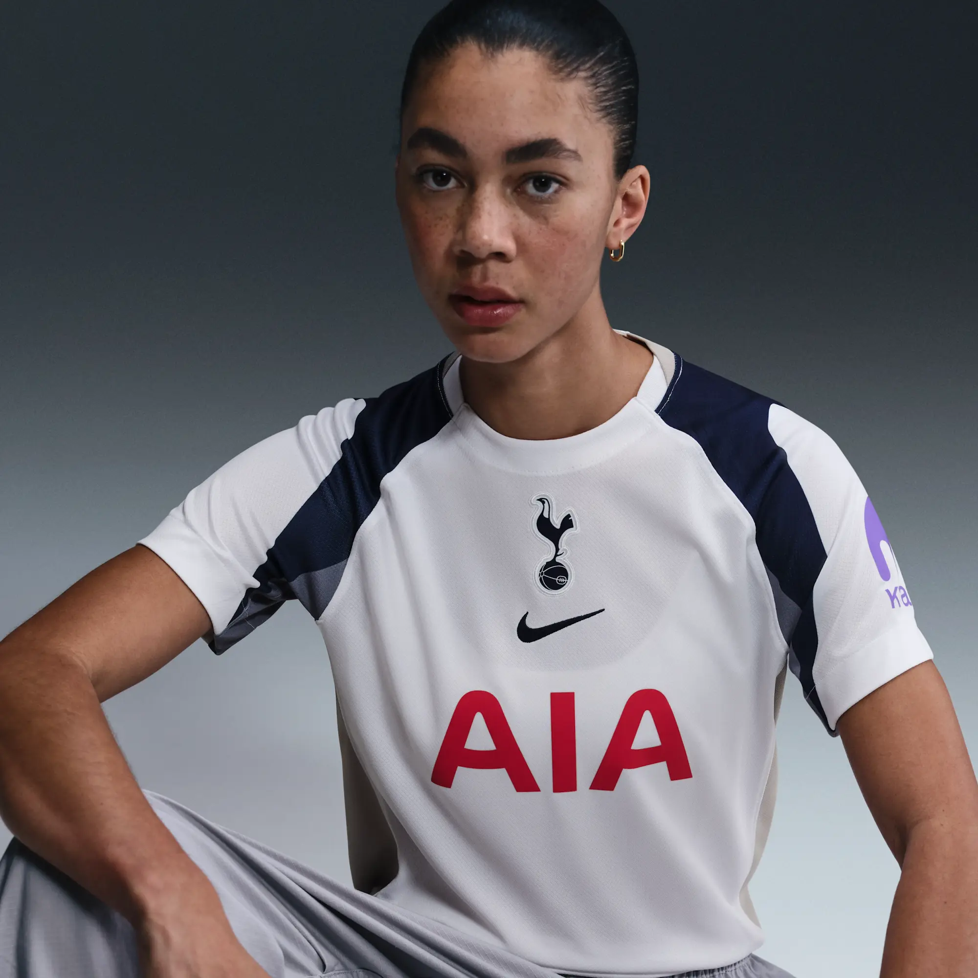 Tottenham Hotspur 2025/26 Stadium Home Women's Nike Dri-FIT Football Replica Shirt - White - Sustainable Materials