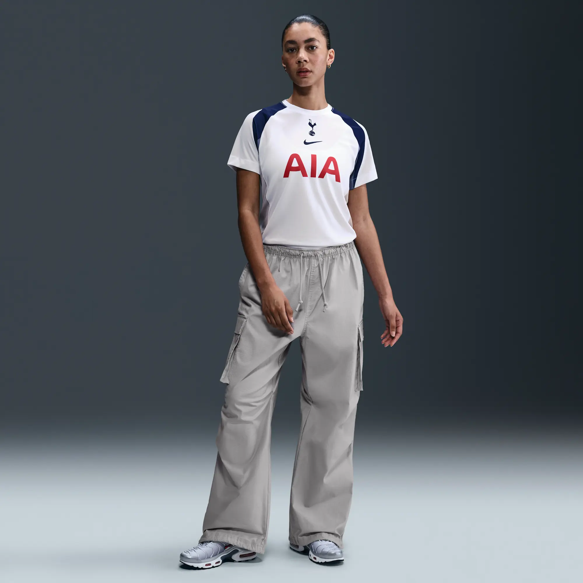 Tottenham Hotspur 2025/26 Stadium Home Women's Nike Dri-FIT Football Replica Shirt - White - Sustainable Materials