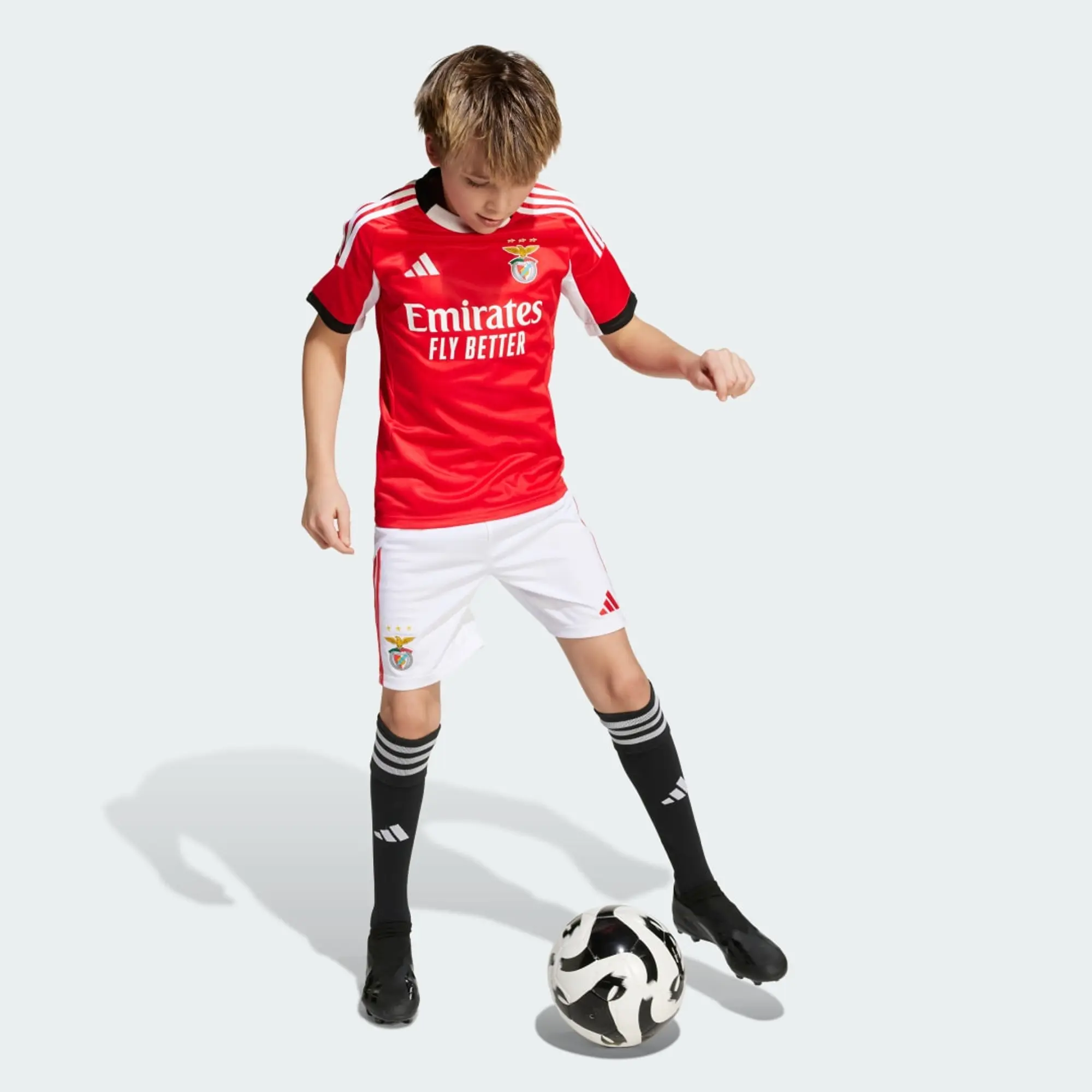 adidas Benfica 25/26 Home Shorts Kids
