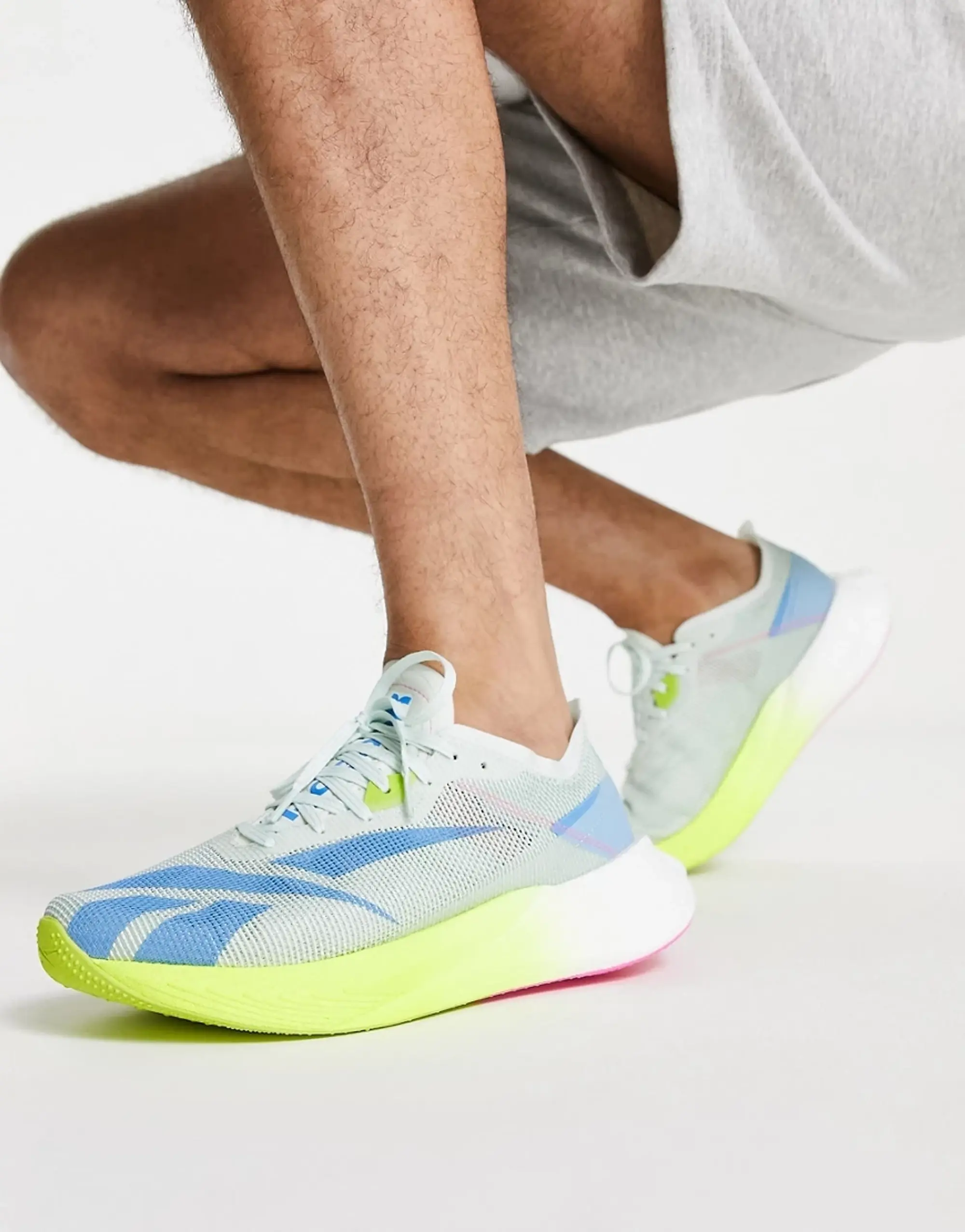 Reebok Running Floatride Energy X Trainers In Grey And Yellow