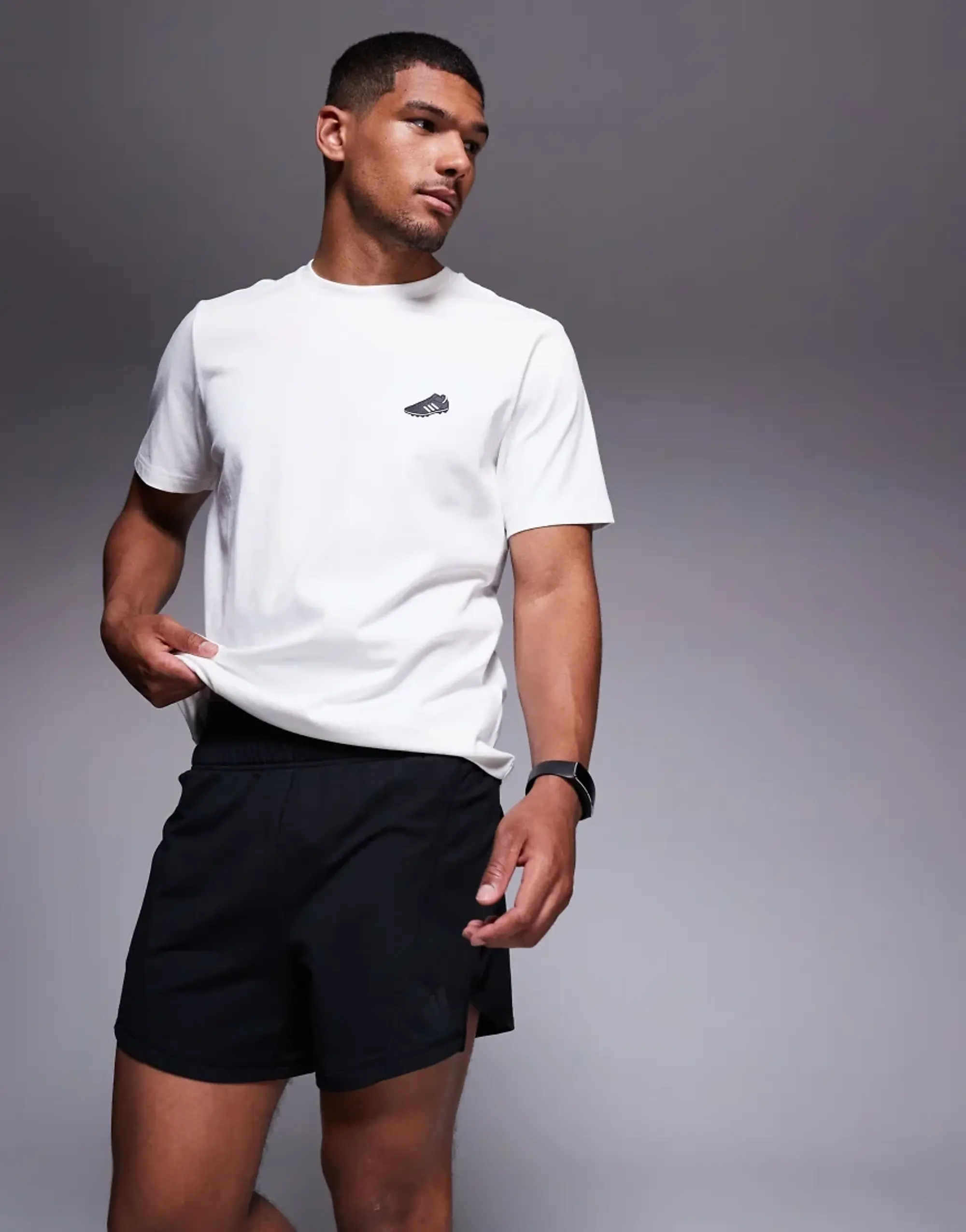 Adidas Training D4t 5" Shorts In Black