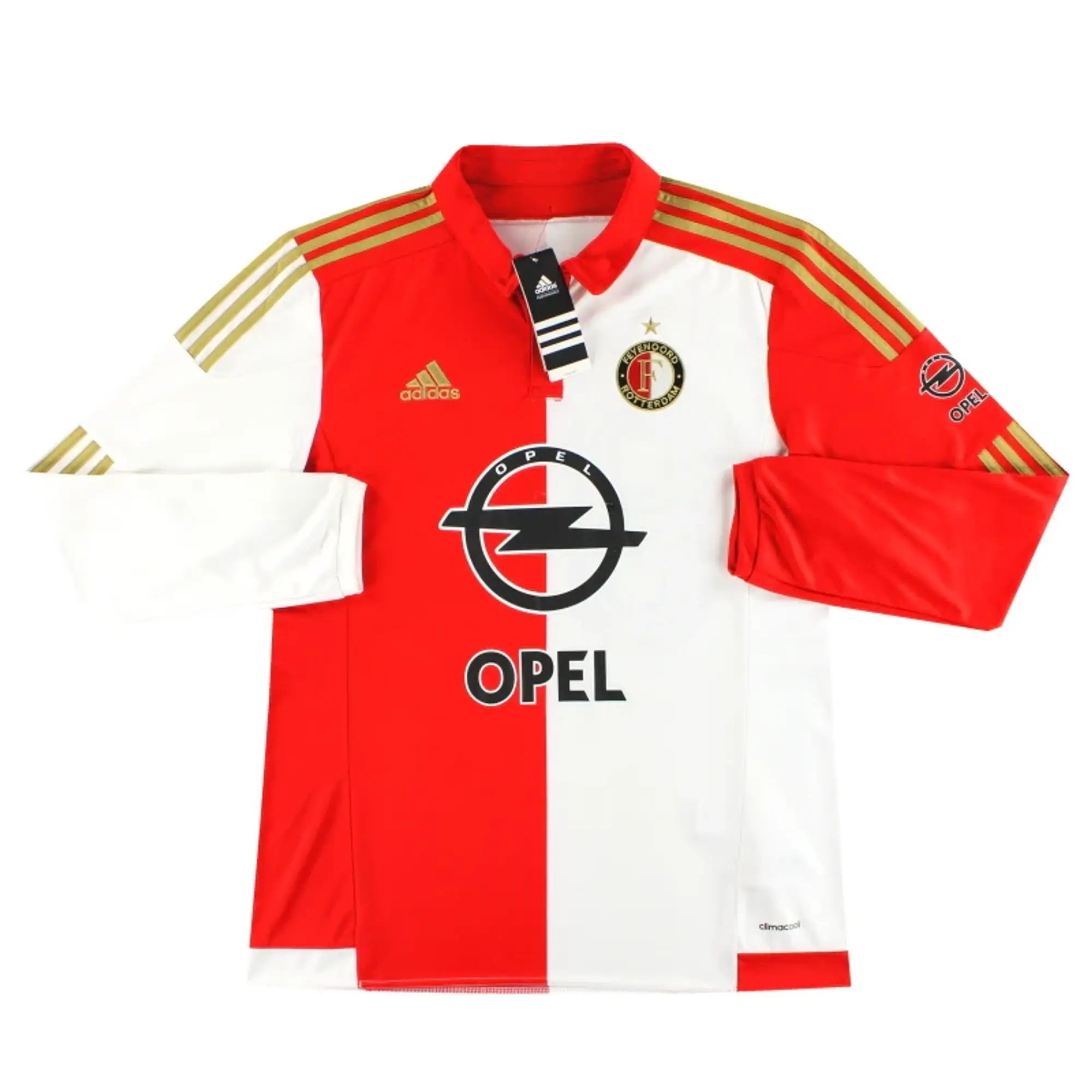 2015-16 Feyenoord adidas Home Shirt #83 L/S *w/tags* L - Feyenoord / w/tags / Large