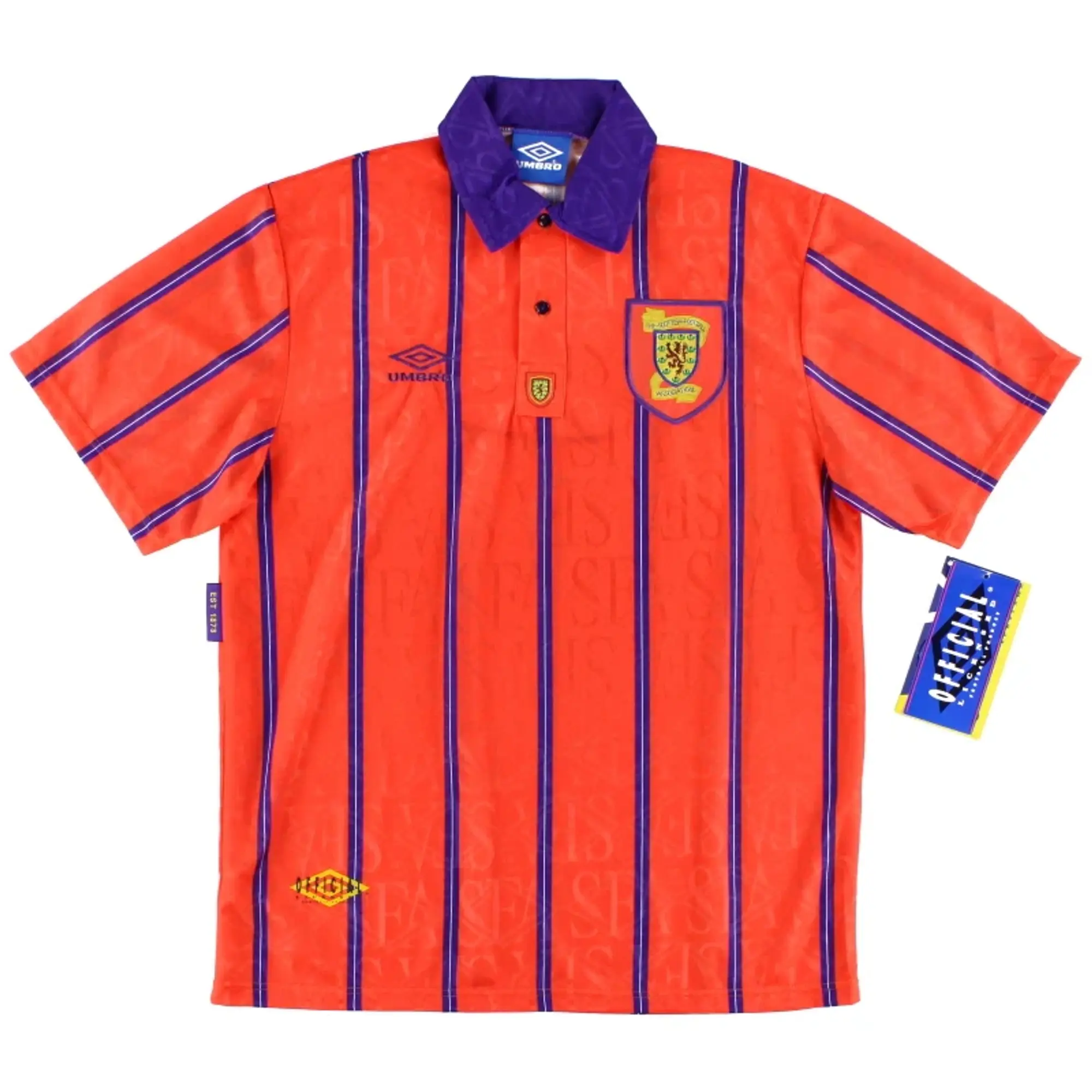 1993-95 Scotland Umbro Away Shirt *w/tags* M - Scotland / w/tags / Medium