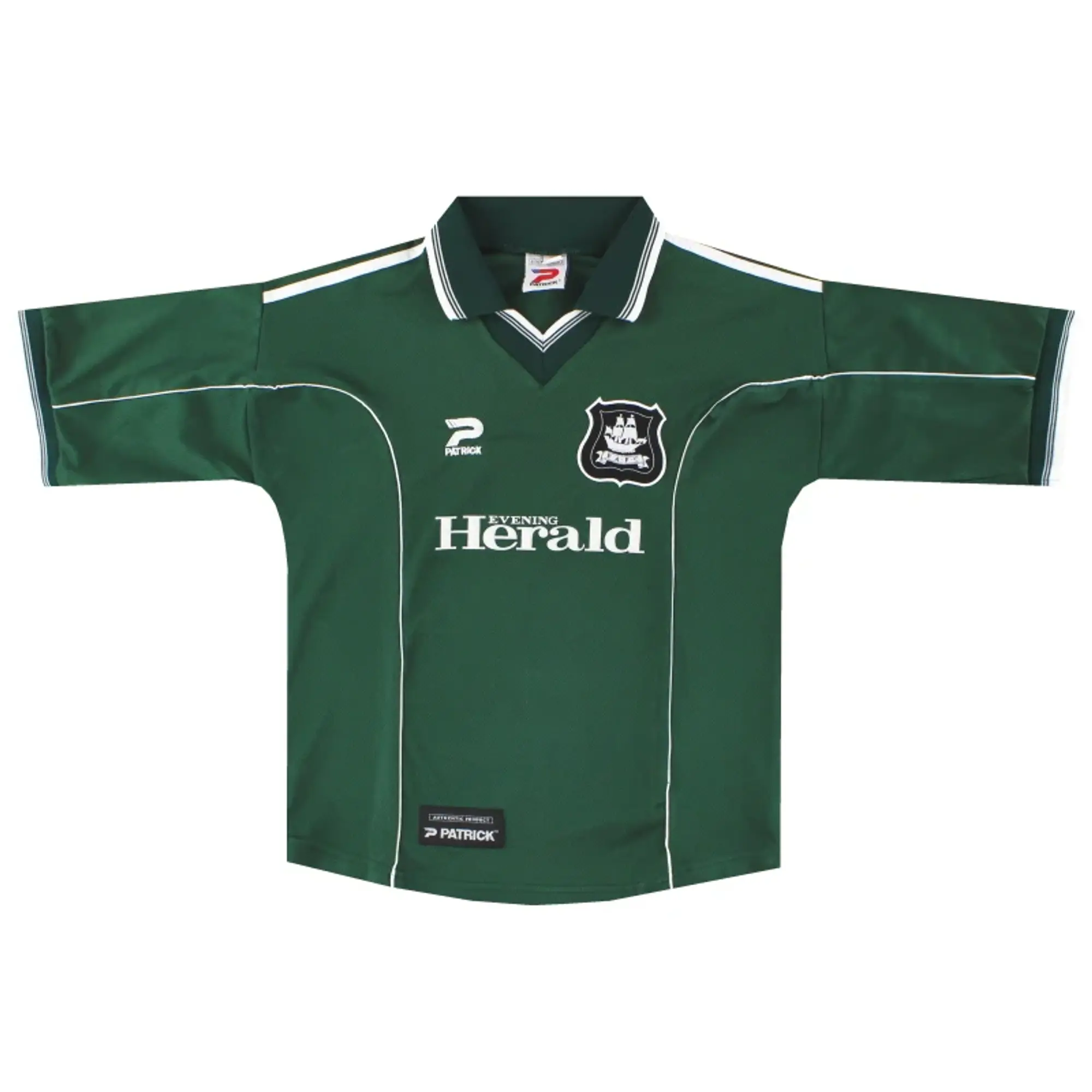 2001-02 Plymouth Patrick Home Shirt L - Plymouth Argyle / Excellent / Large