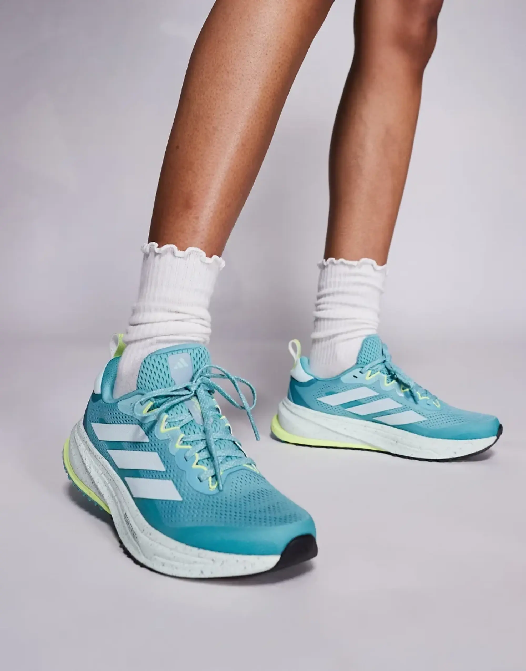 Adidas Running Supernova Rise Atr Trainers In Teal And Yellow-Blue