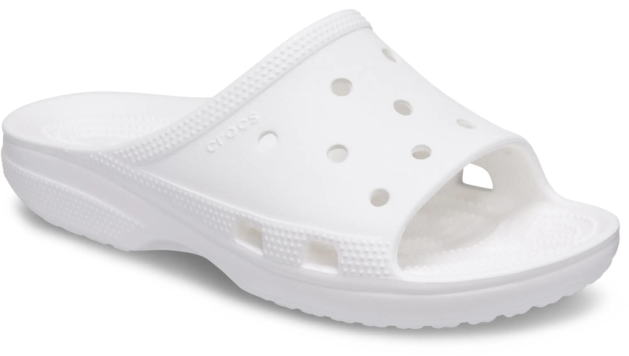 Crocs | Men | Classic Icon | Slides | White | 6