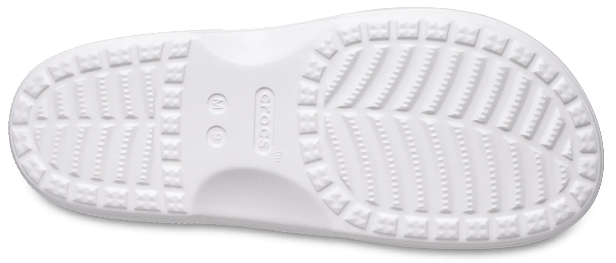 Crocs | Men | Classic Icon | Slides | White | 6