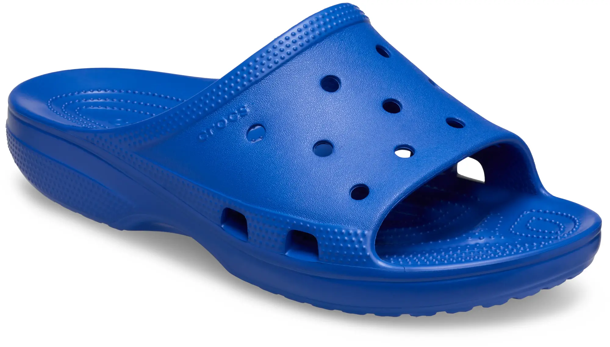 Crocs | Men | Classic Icon | Slides | Blue Bolt | 6