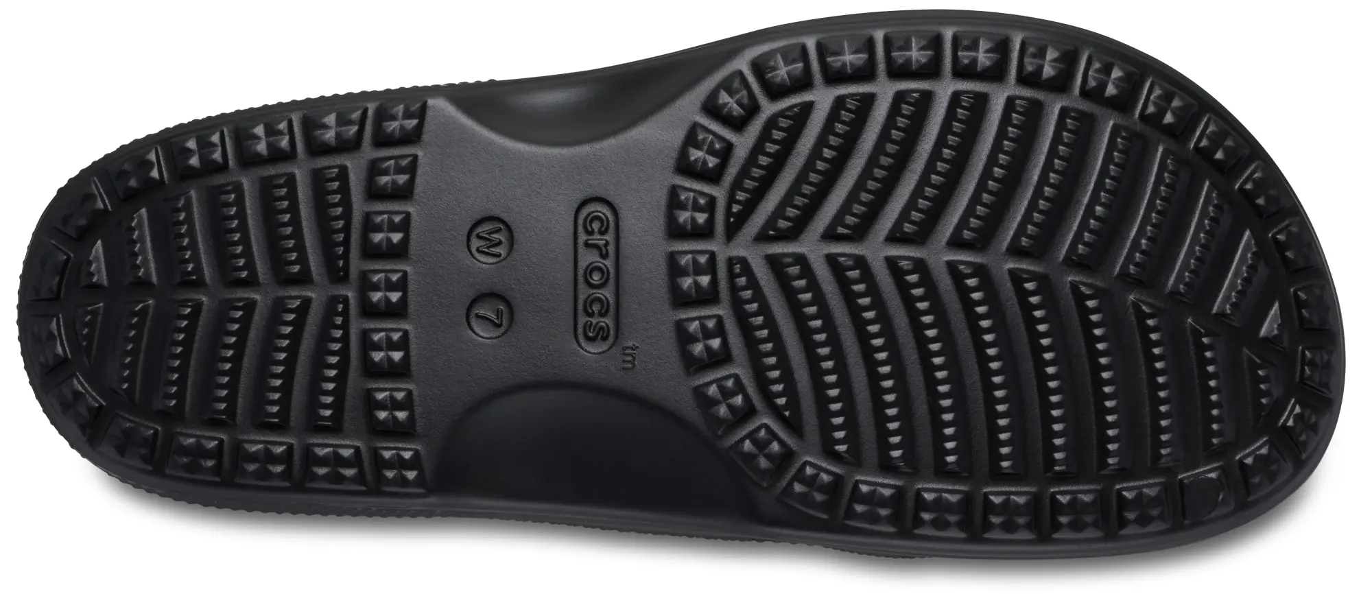 Crocs | Women | Classic Icon | Slides | Black | 3