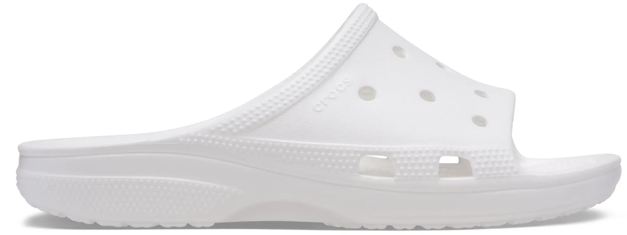 Crocs | Women | Classic Icon | Slides | White | 3