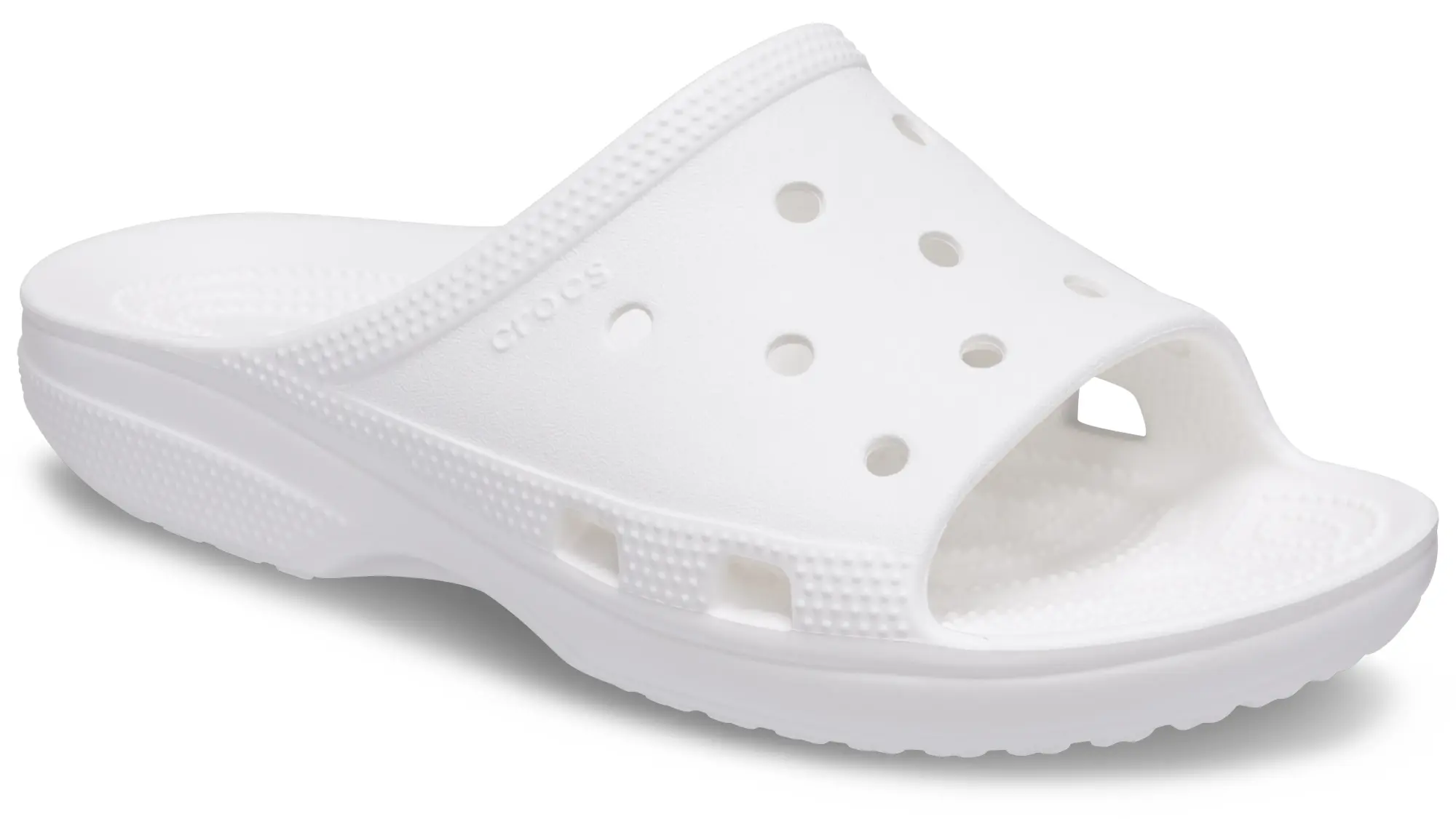 Crocs | Women | Classic Icon | Slides | White | 3