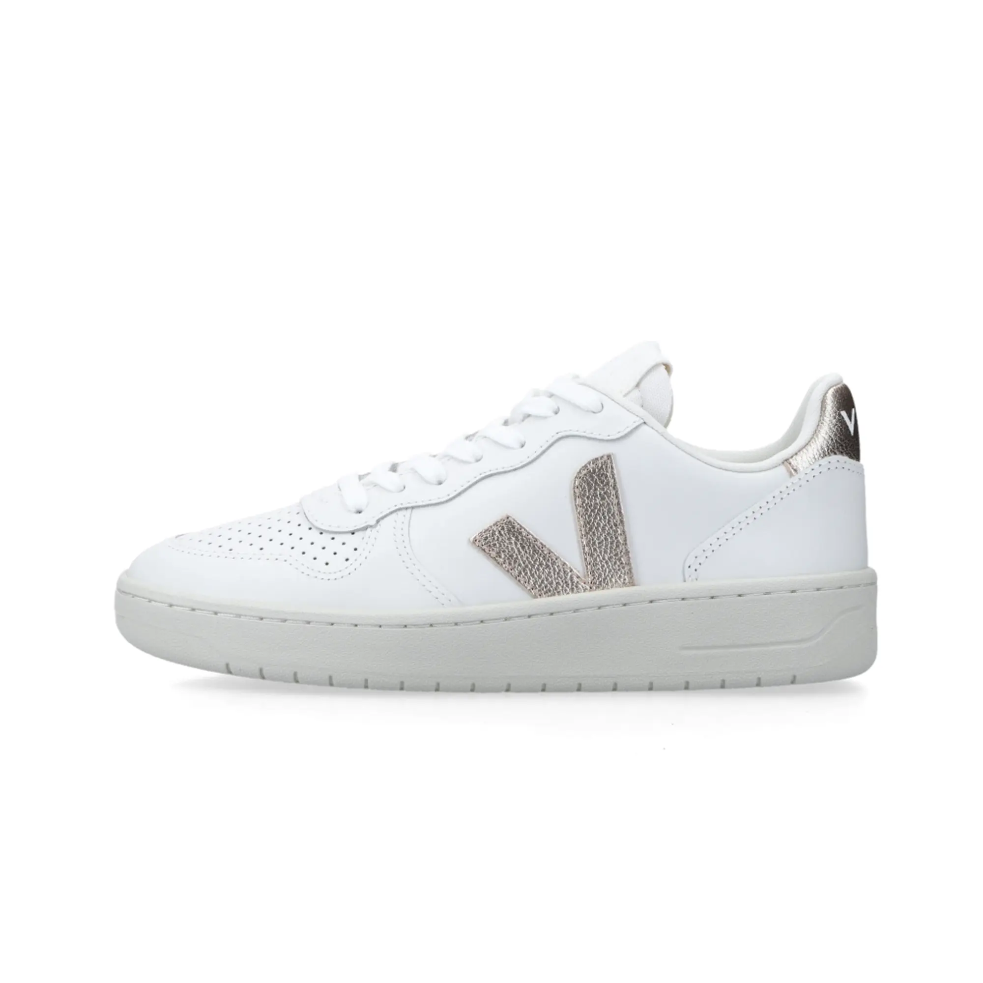 Veja Women's V-10 Leather Trainers