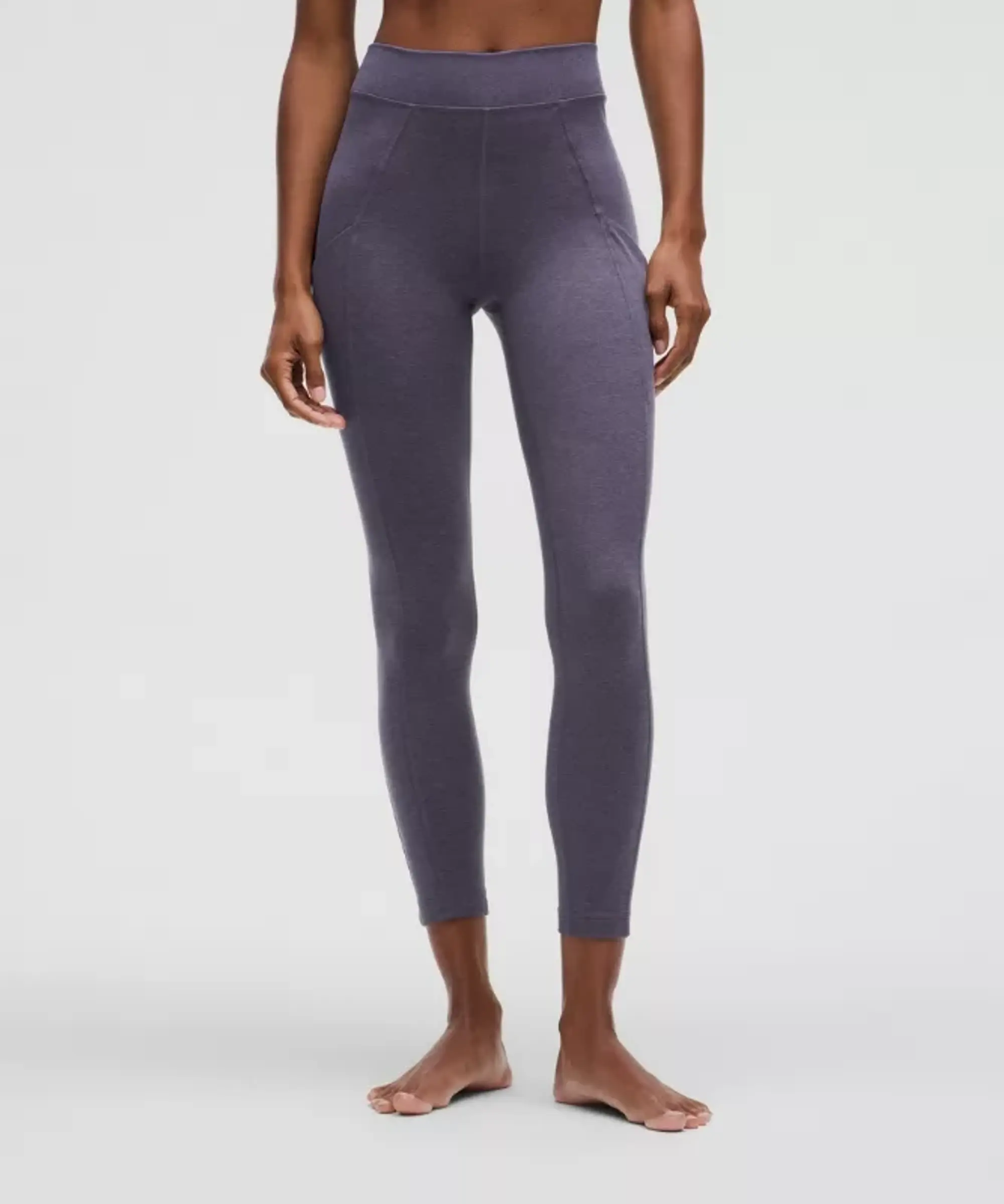 lululemon – Women's Softy Suedey High-Rise Tight Leggings – 25" – Color Purple – Size 0