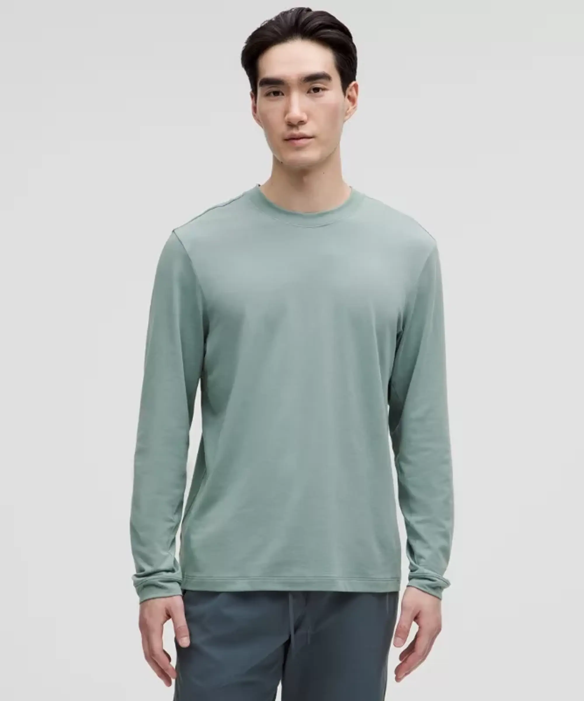lululemon – Men's Zeroed In Long-Sleeve Shirt – Color Blue/Pastel – Size S