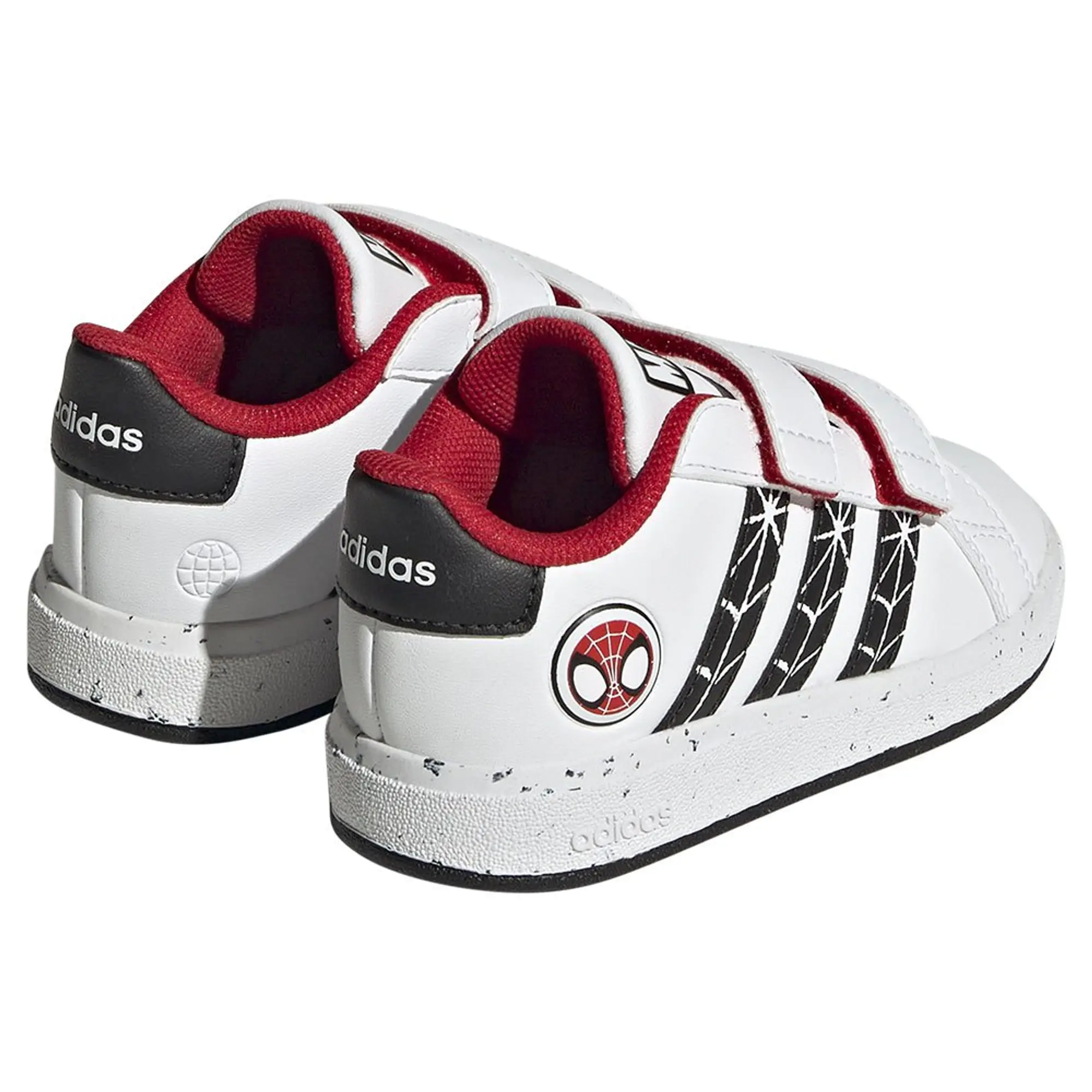 Adidas Grand Court Spider- - Ftwwht / Cblack / Betsca