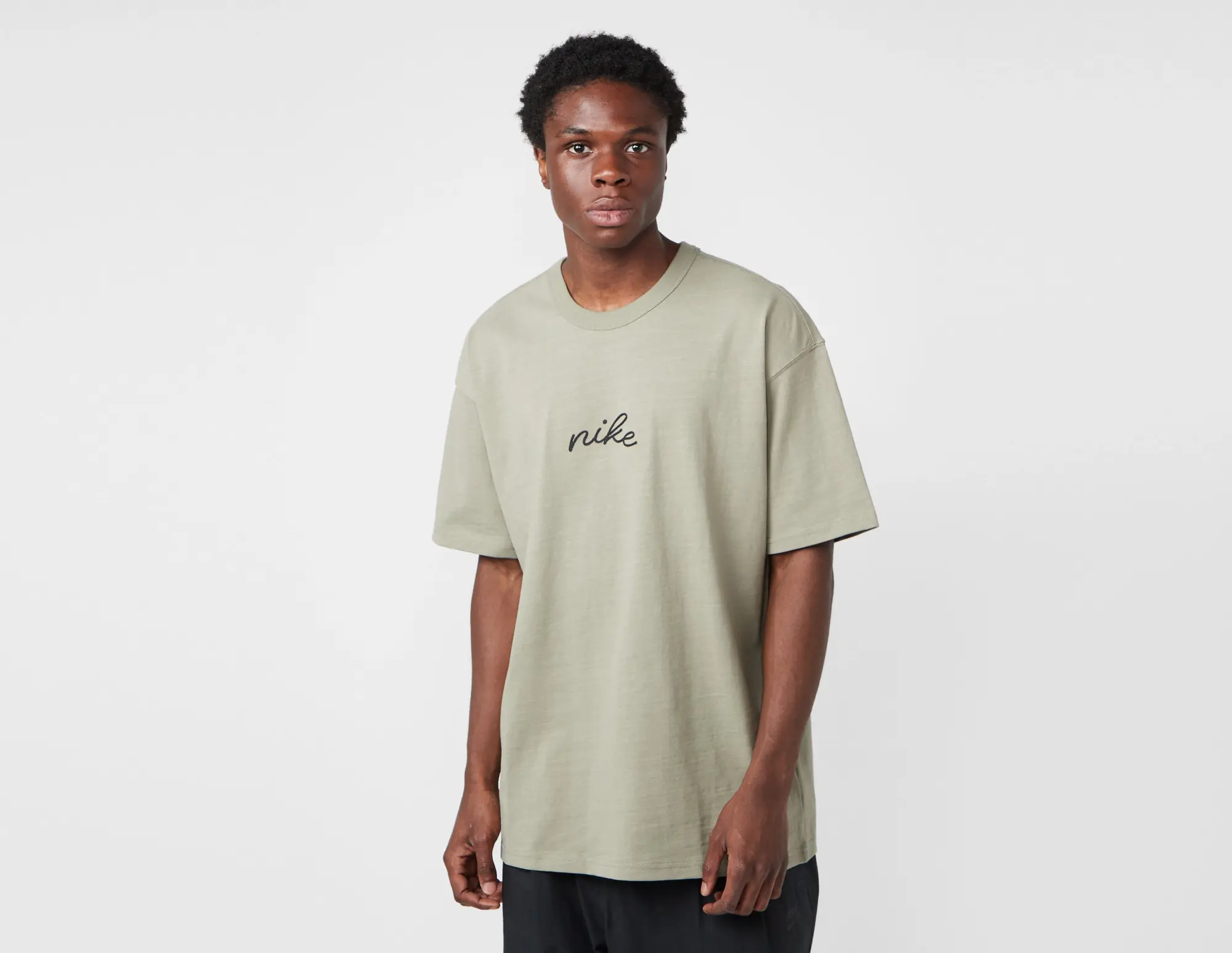 Nike Stitch Script T-Shirt, Green