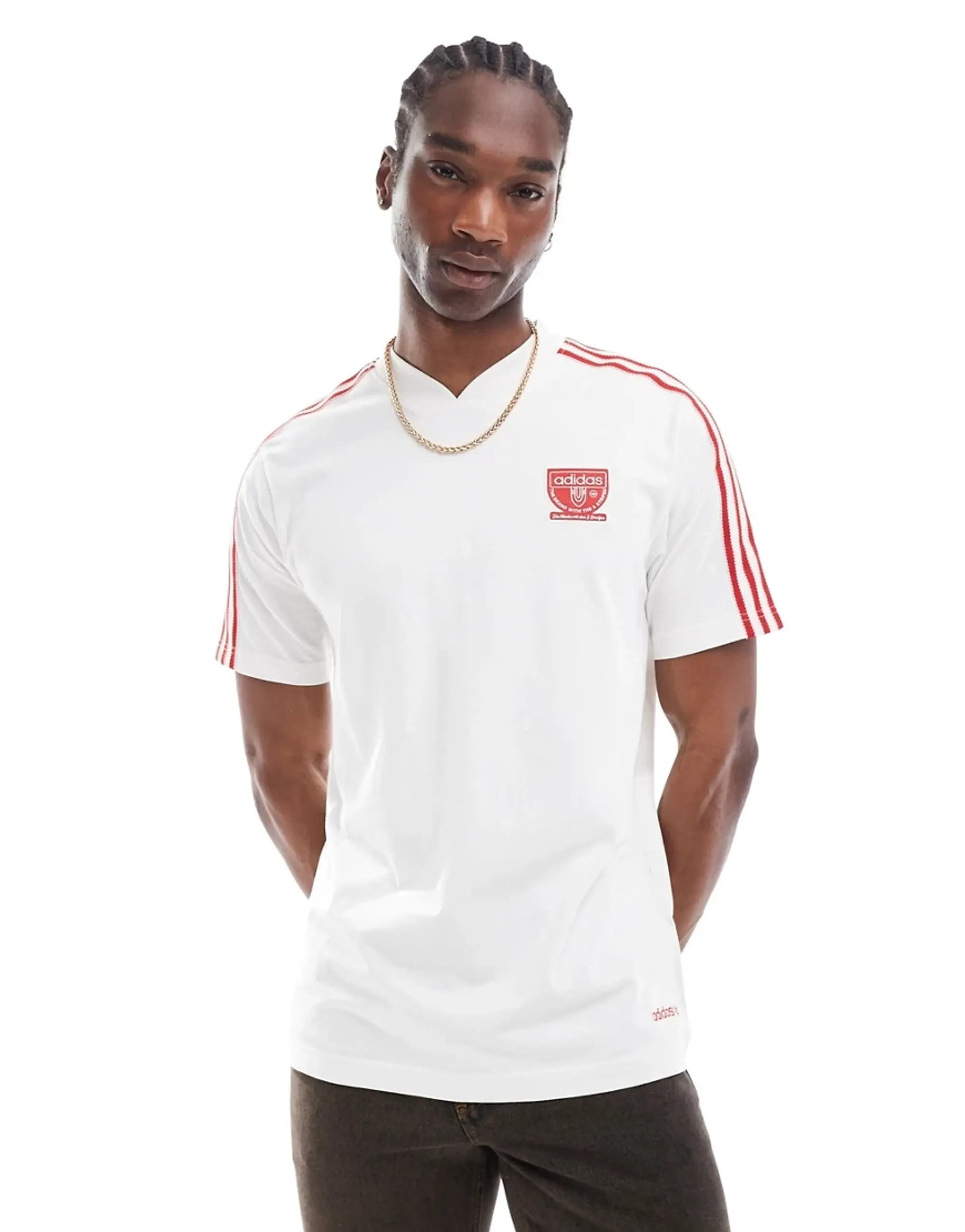 Adidas Originals Grfx T-Shirt In White