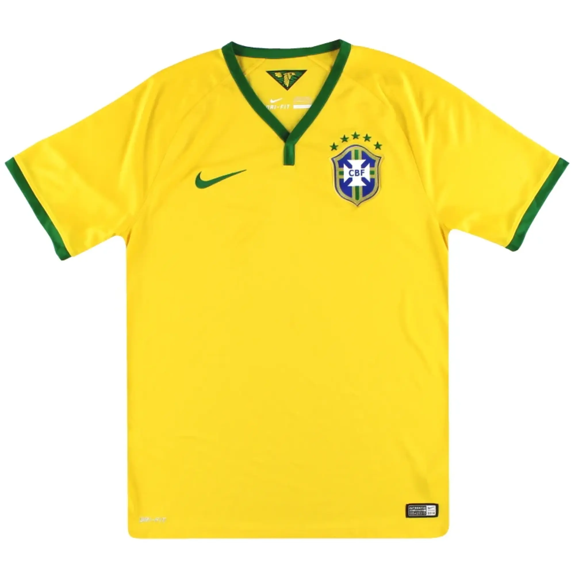 2014-15 Brazil Nike Home Shirt XXL - Brazil / Excellent / XXL