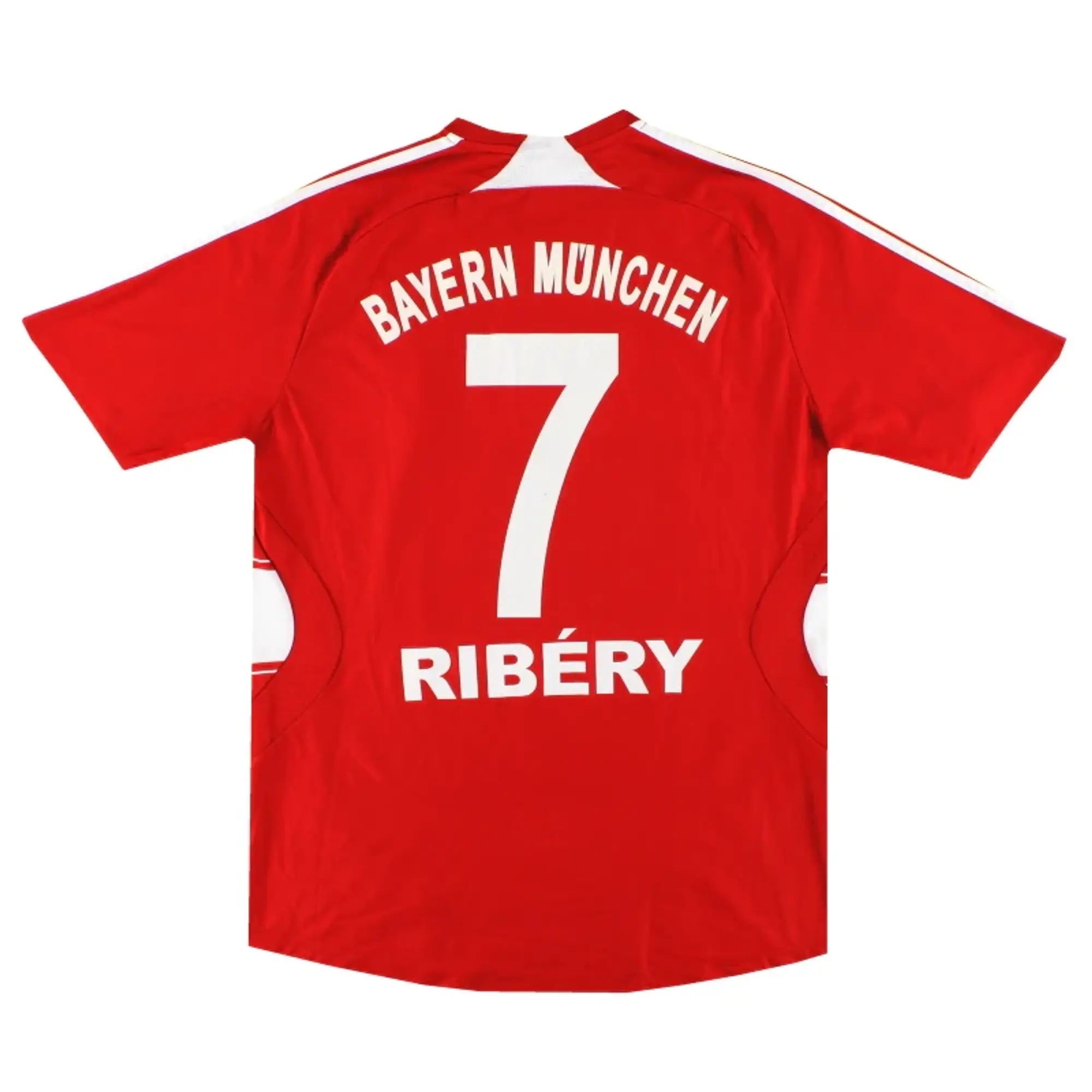 2007-08 Bayern Munich adidas Home Shirt Ribery #7 M - Bayern Munich / Excellent / Medium