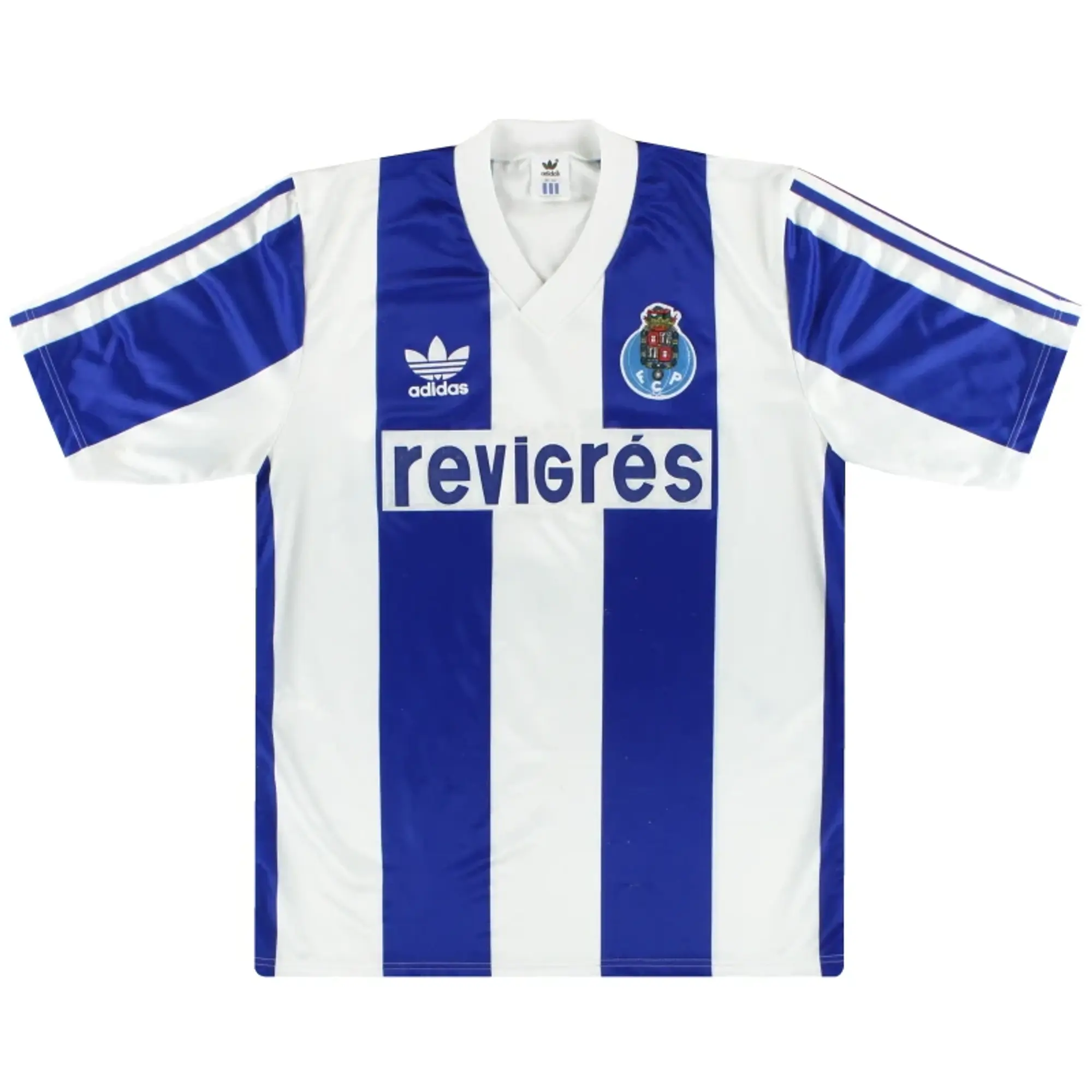 1990-92 Porto adidas Home Shirt M - Porto / Very good / Medium
